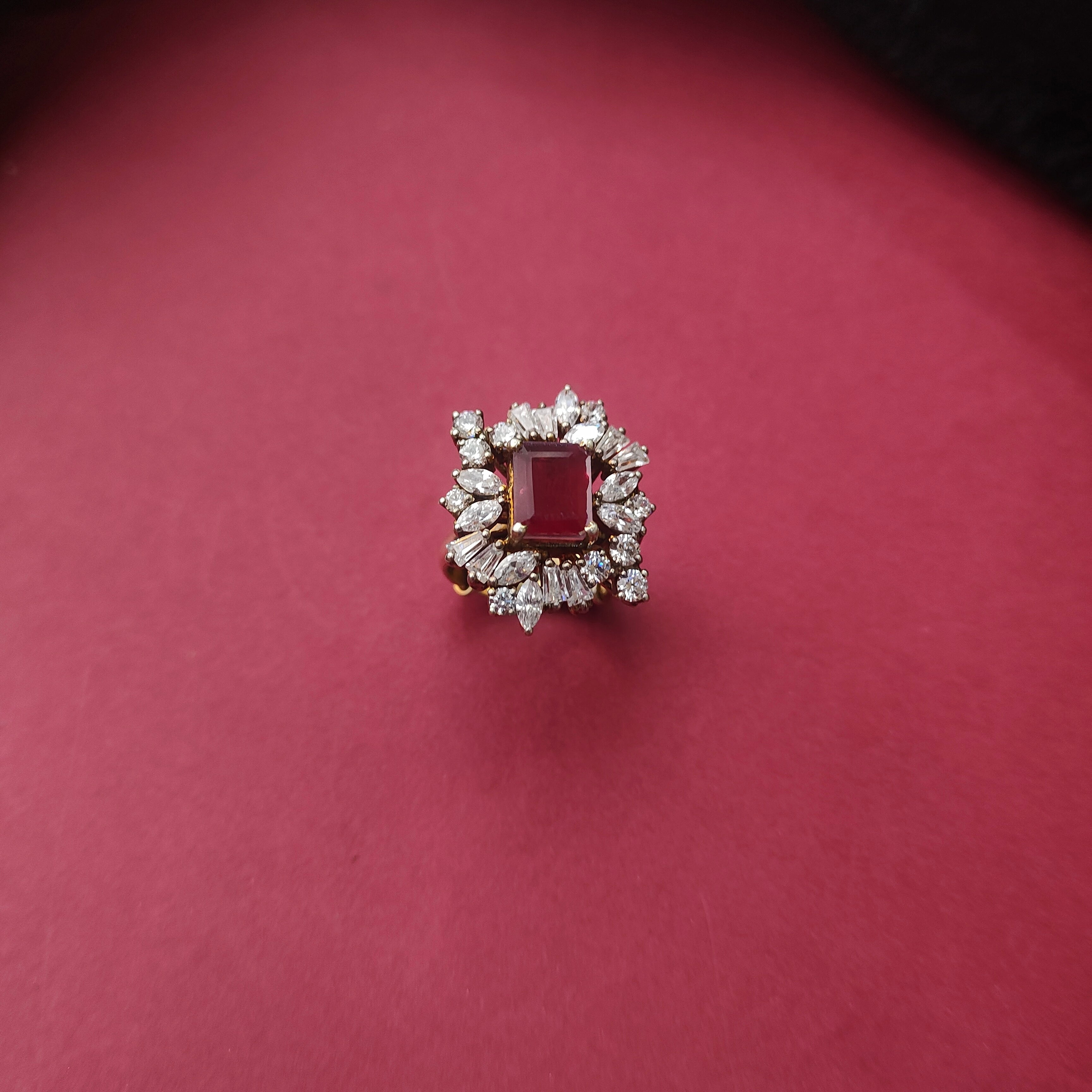 925 Silver Victorian finger ring - 0593