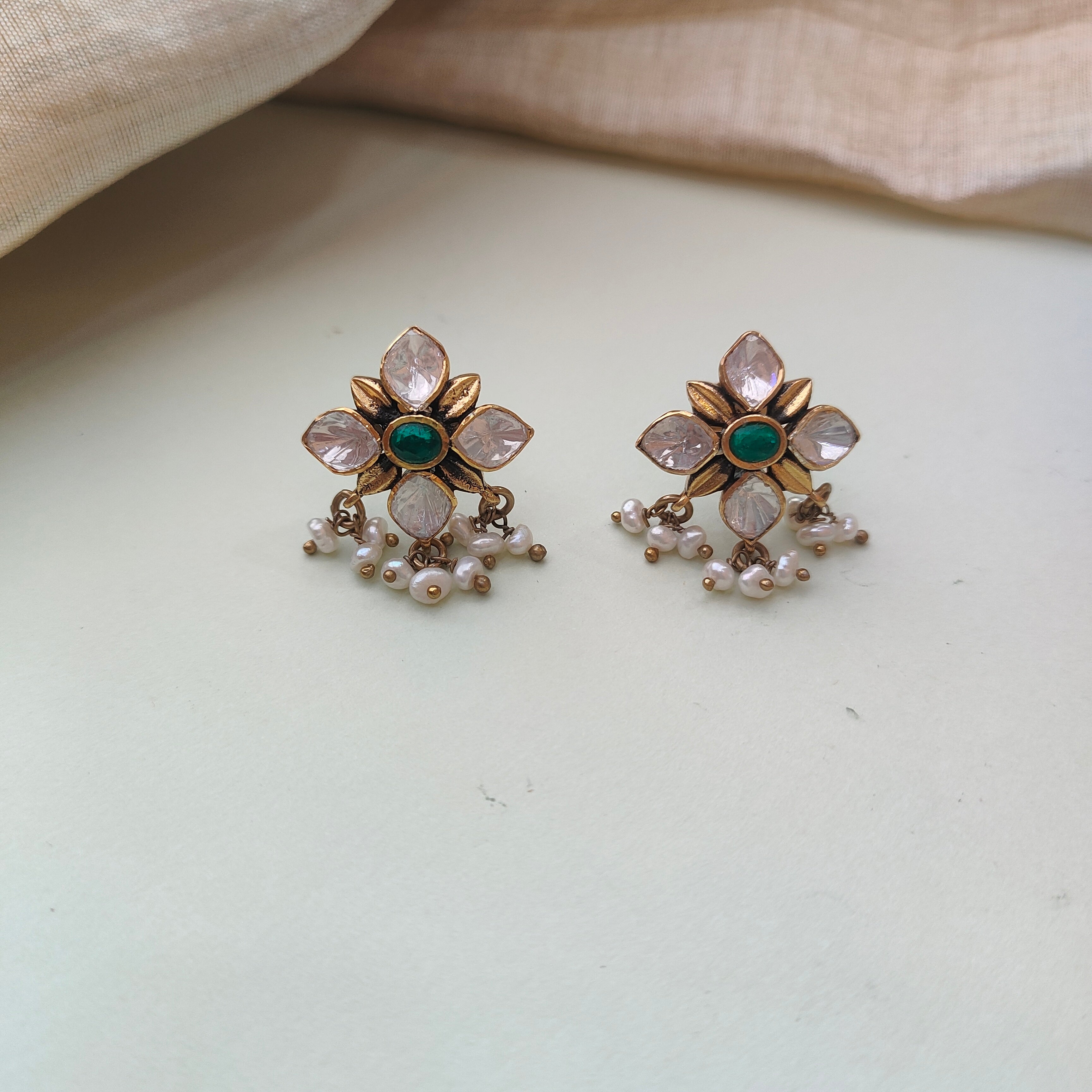 925 Silver Victorian Earring-0158