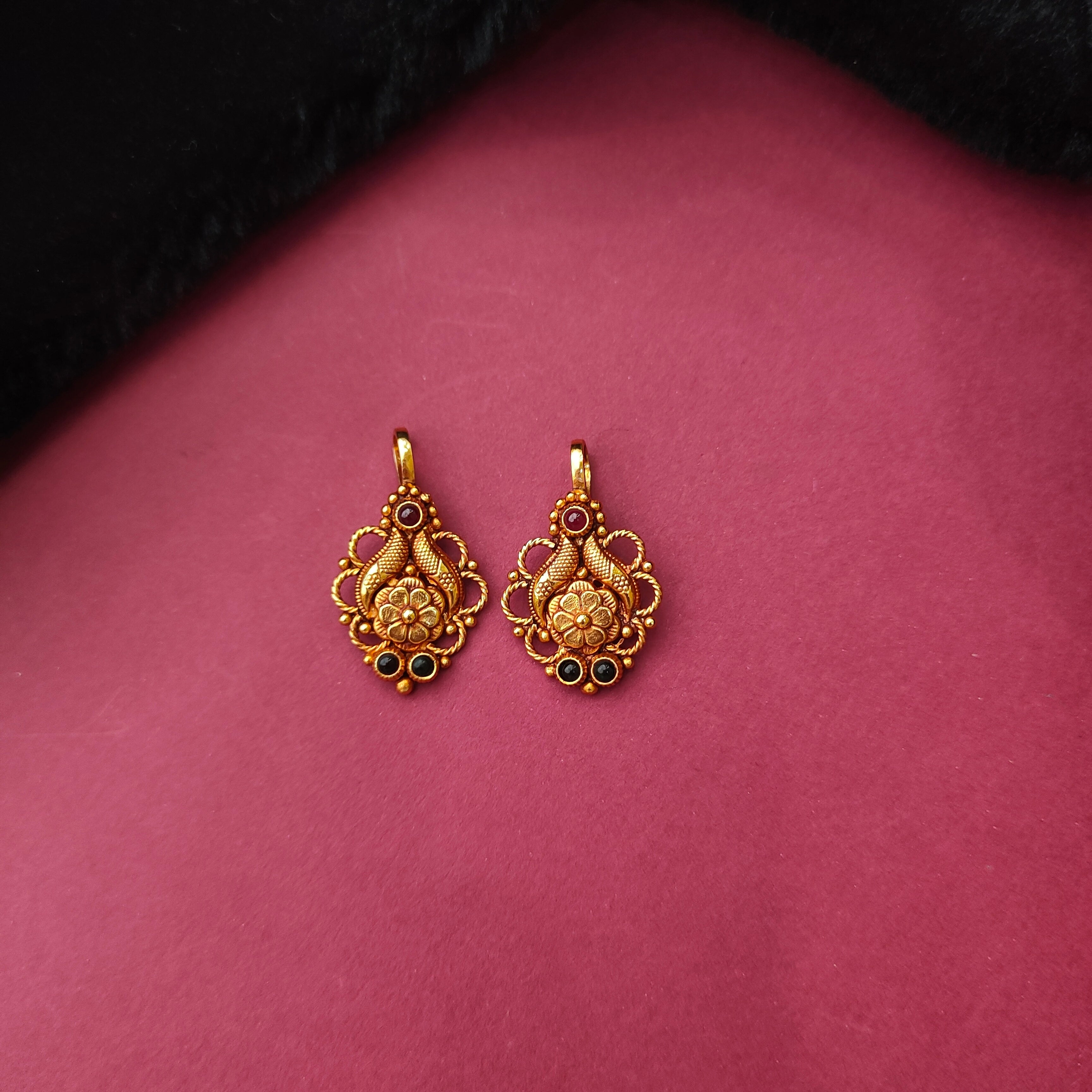 925 Silver Gold Plated Bugadi -0104