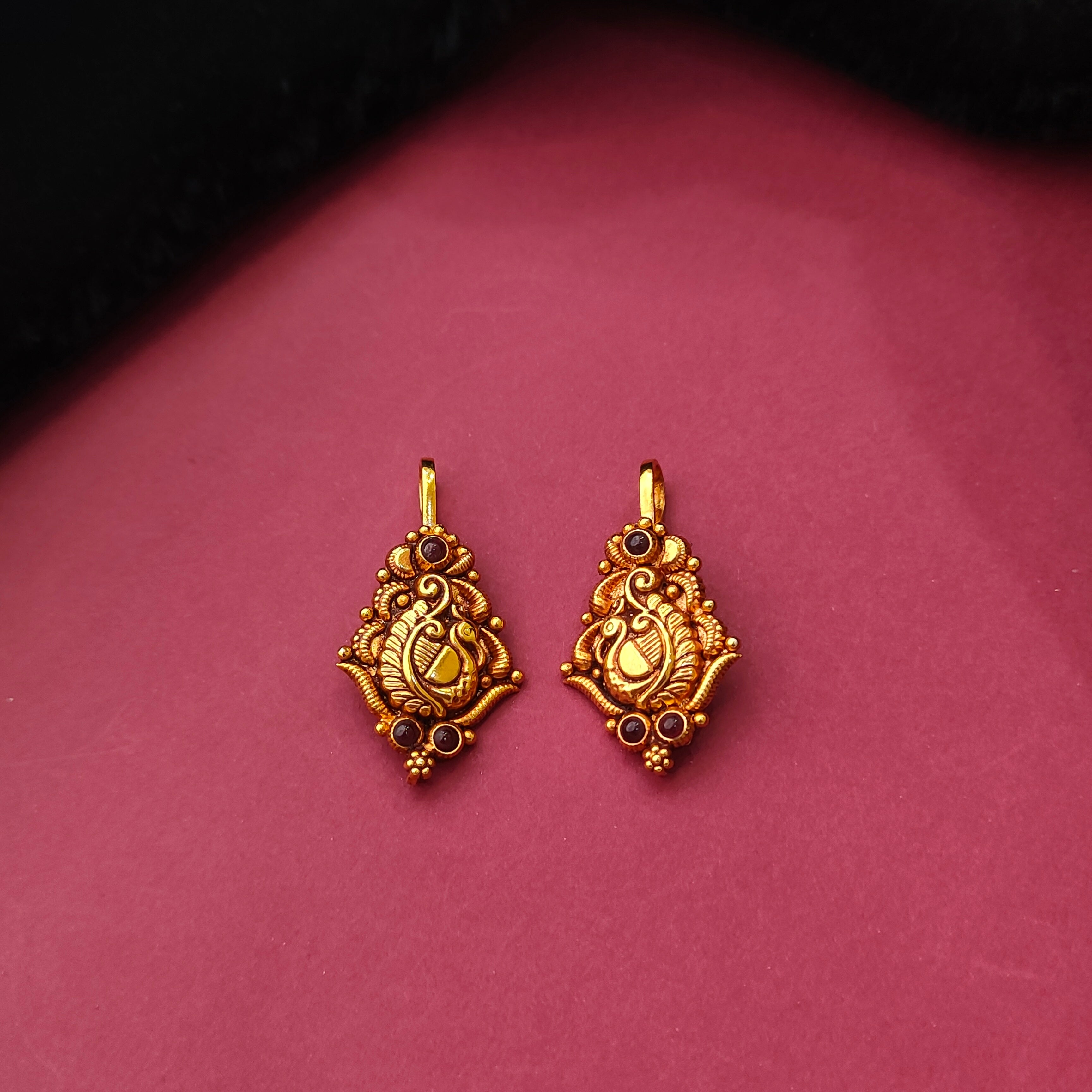 925 Silver Gold Plated Bugadi -0106