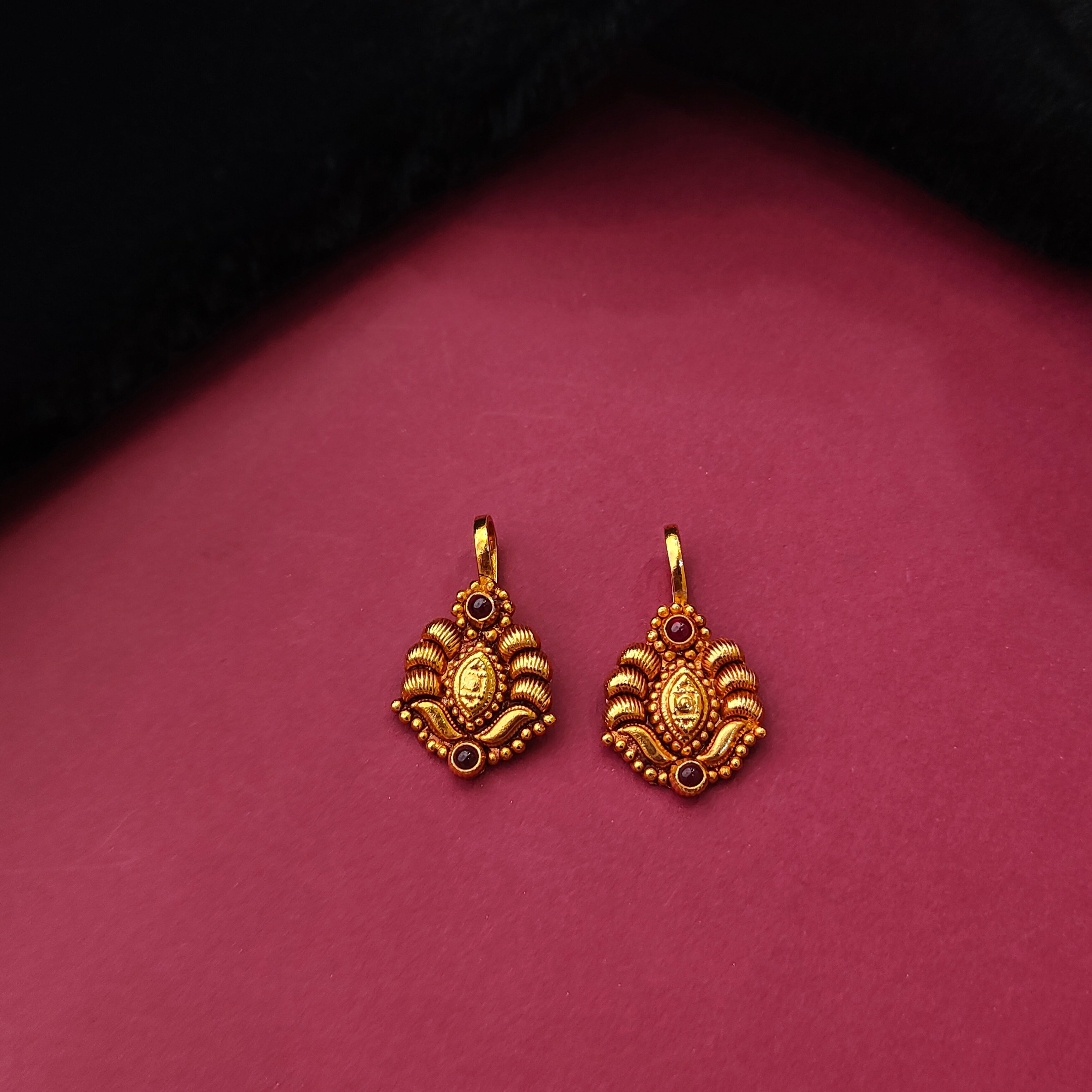 925 Silver Gold Plated Bugadi -0114