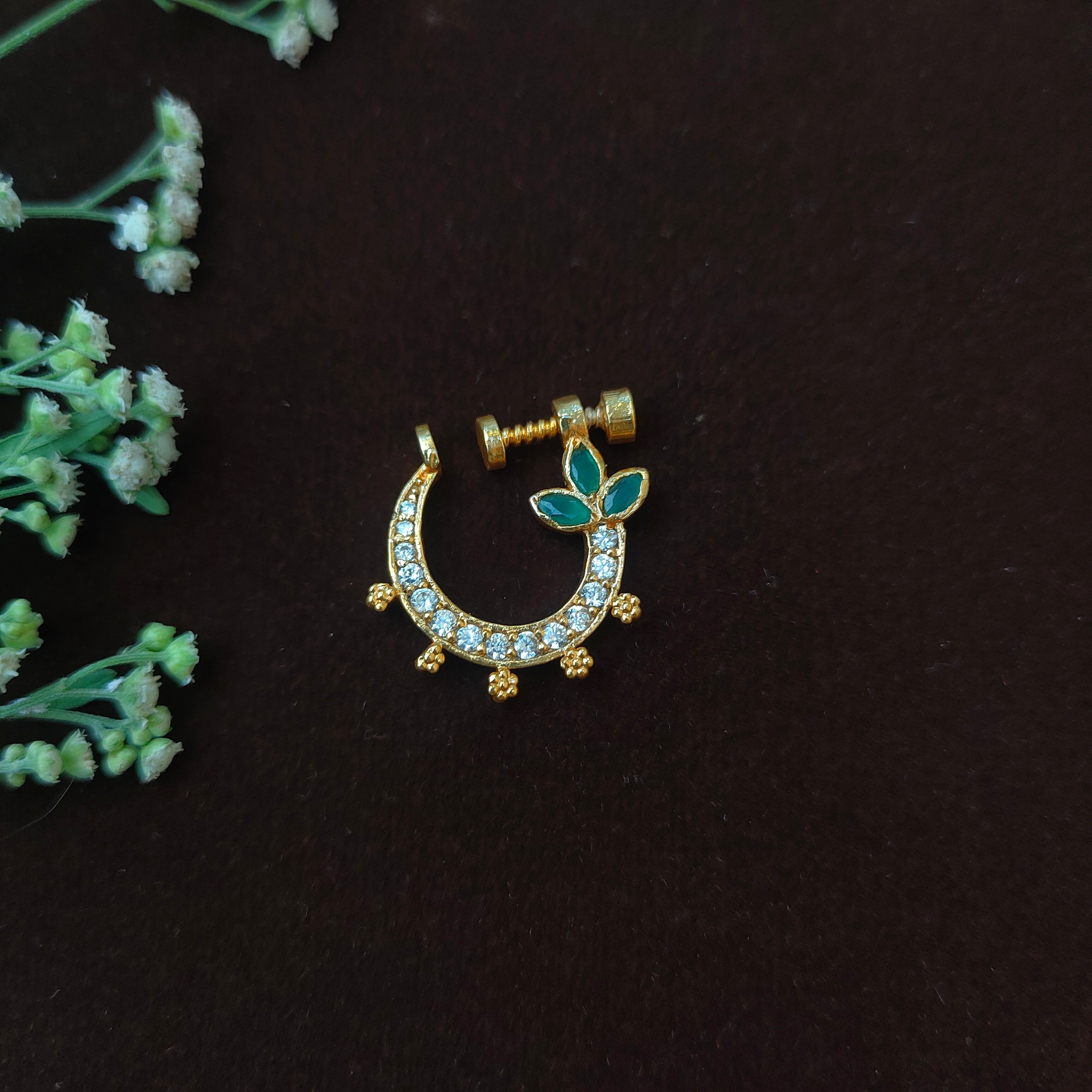 925 Silver Traditional Nath - 0057