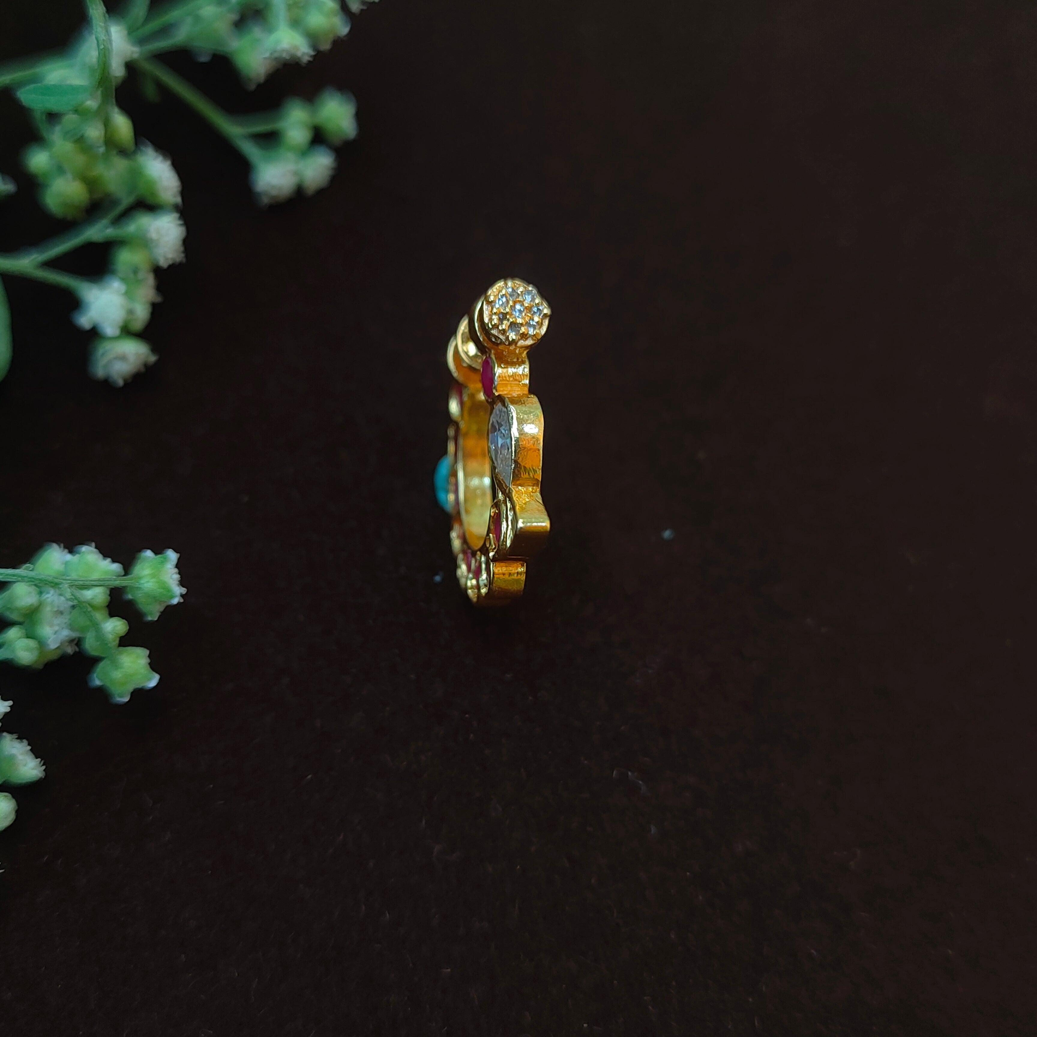 Pure 925 Silver Traditional Nath - 0063