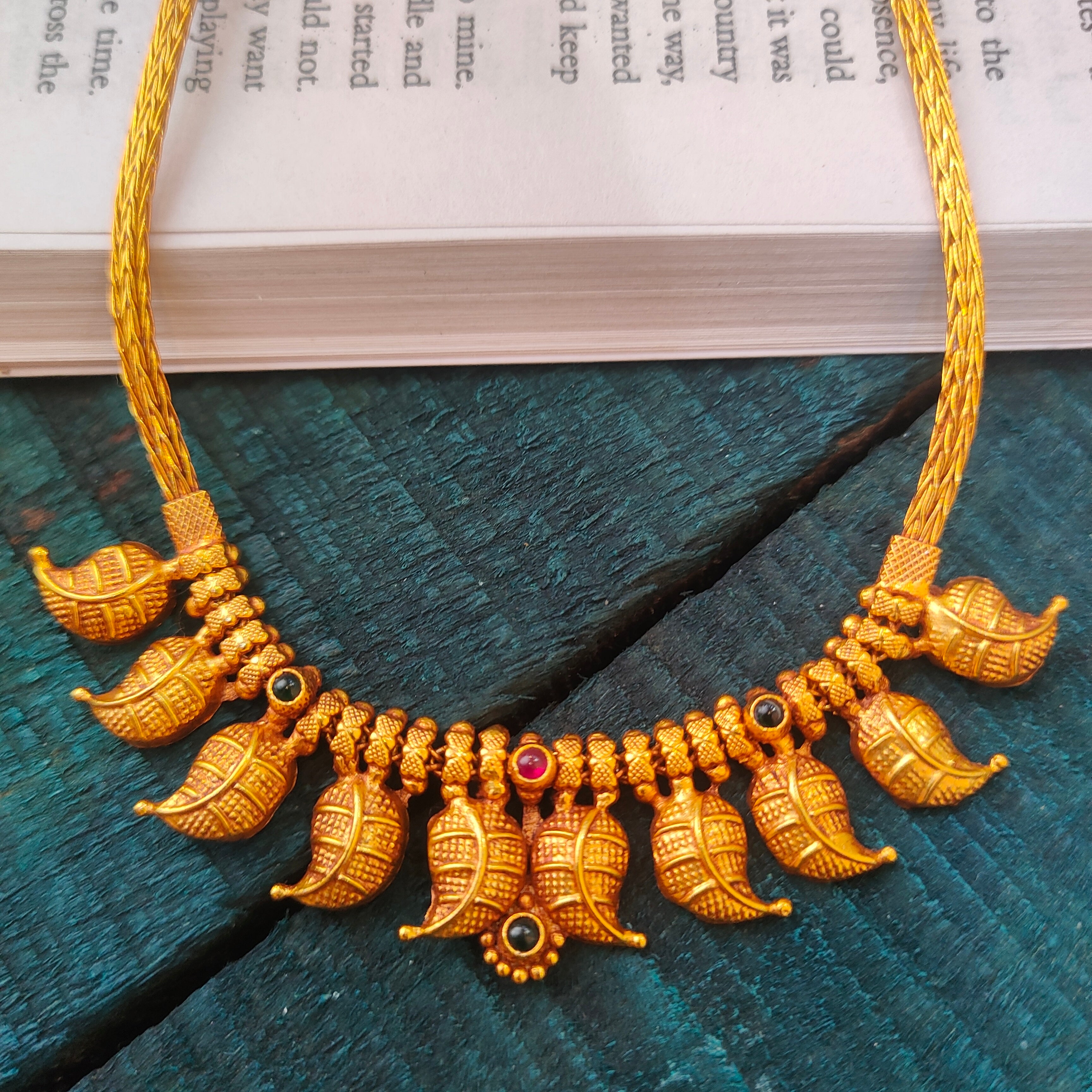 925 Silver Antique Necklace -0525