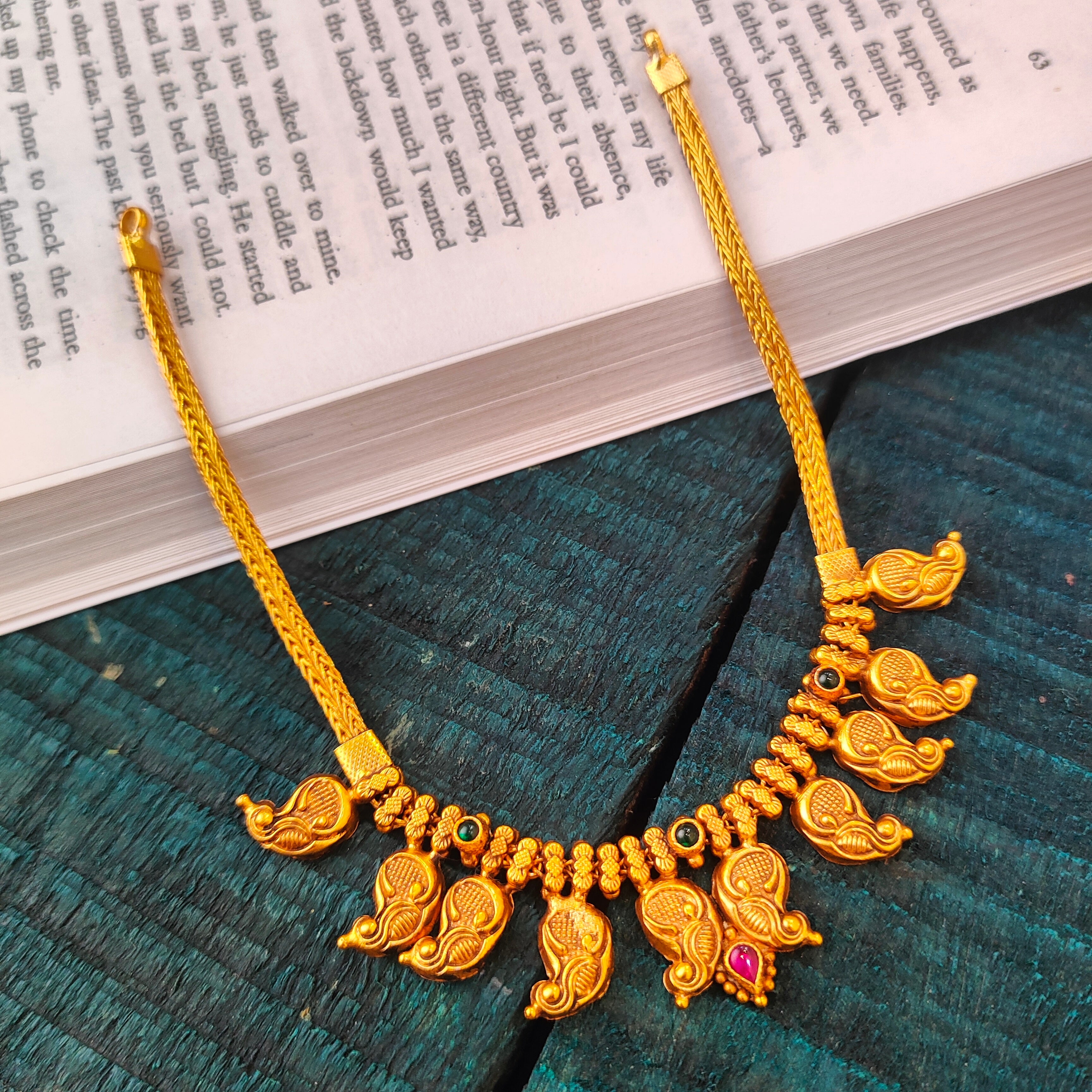 925 Silver Antique Necklace -0523