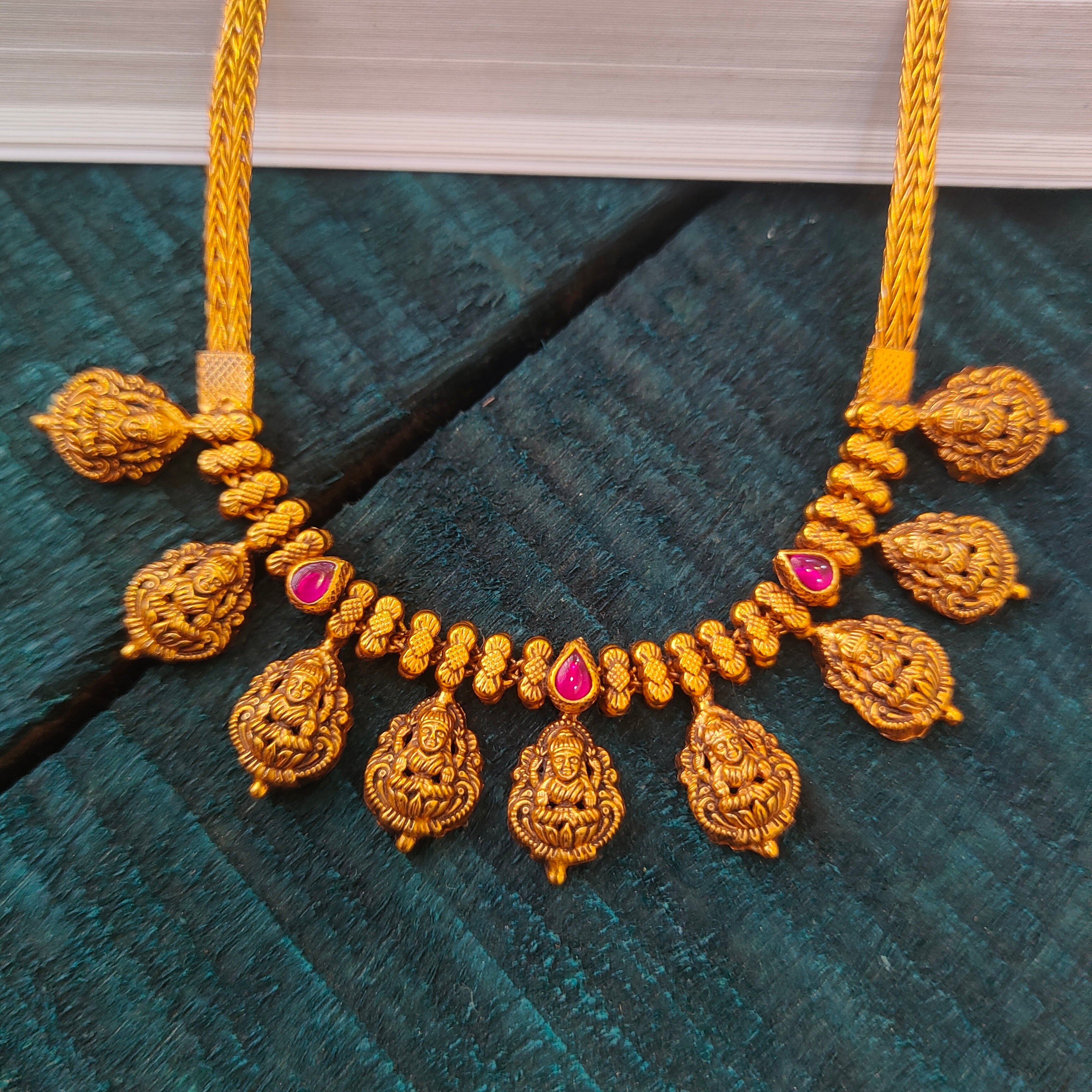 925 Silver Lakshmi Necklace -0520