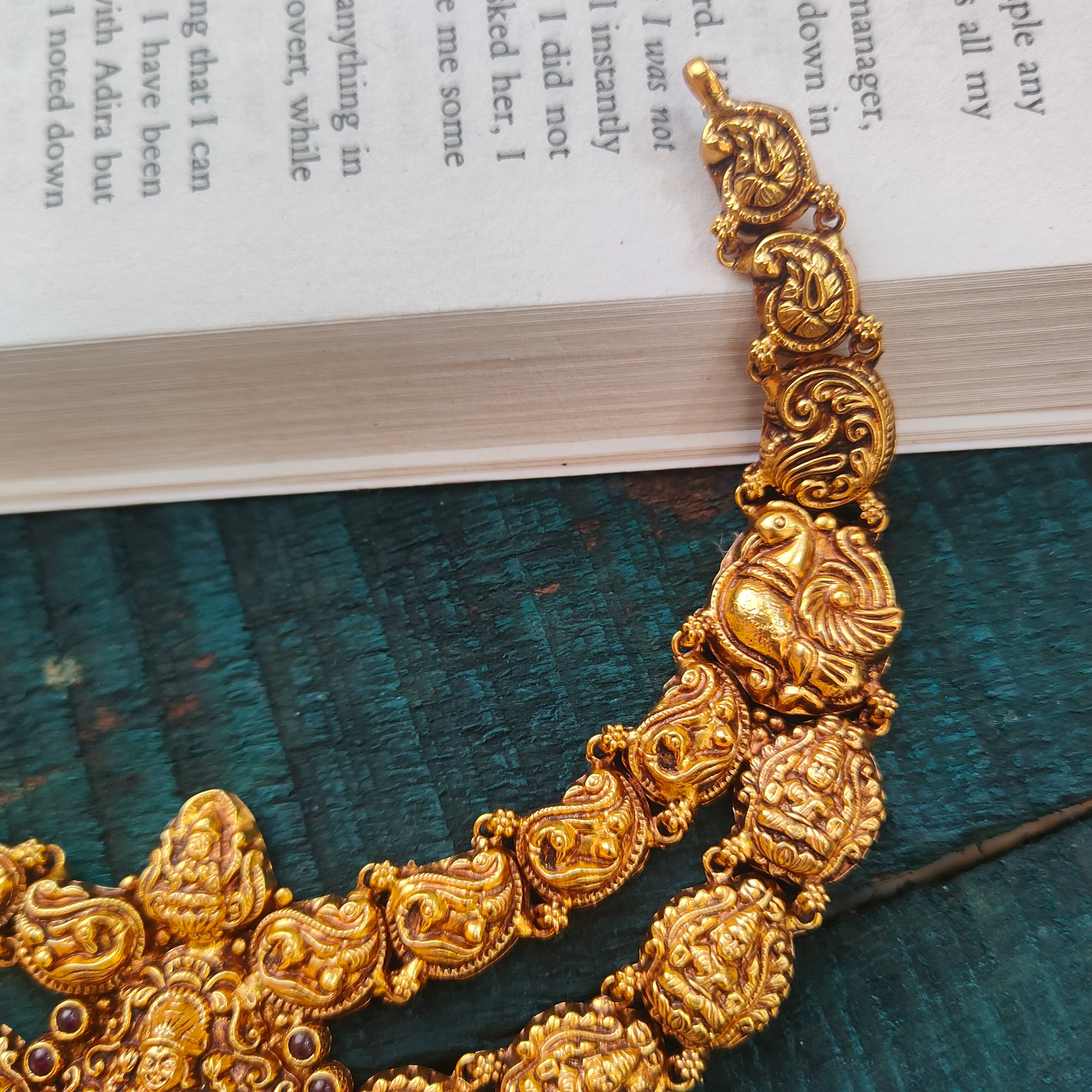 925 Silver Lakshmi Nakshi Necklace -0508