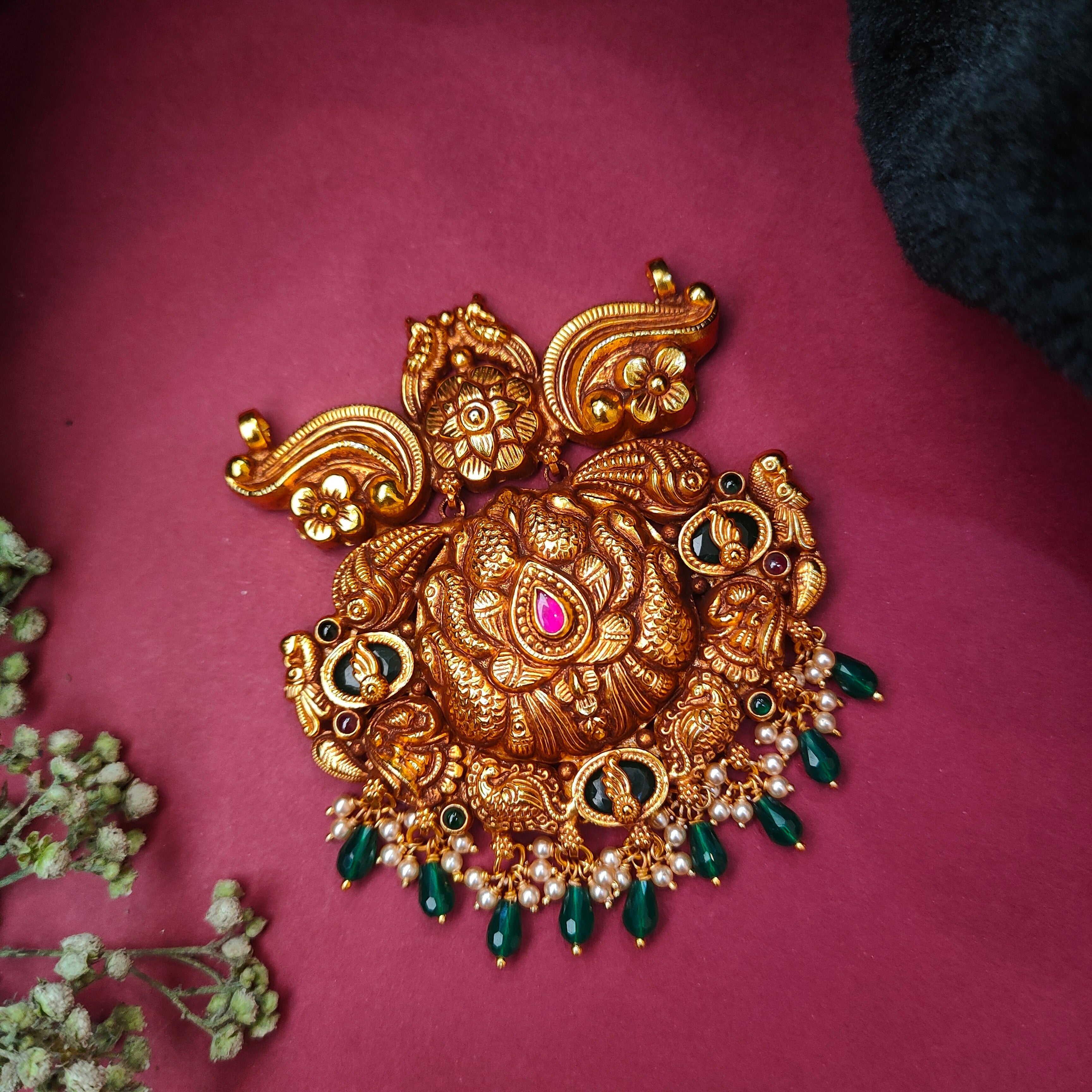 925 Silver Gold Plated Pendant-0555