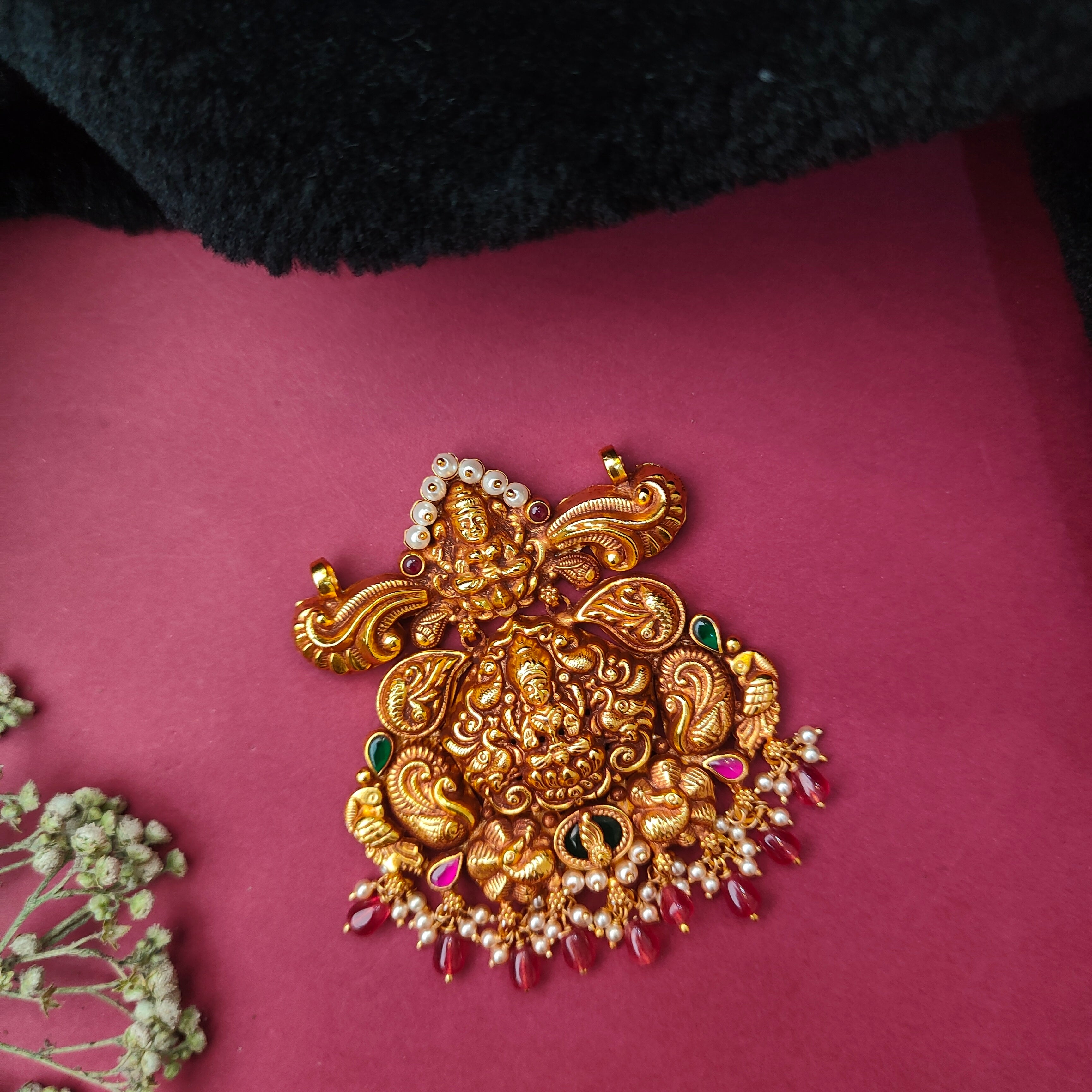 925 Silver Gold Plated Pendant-0556