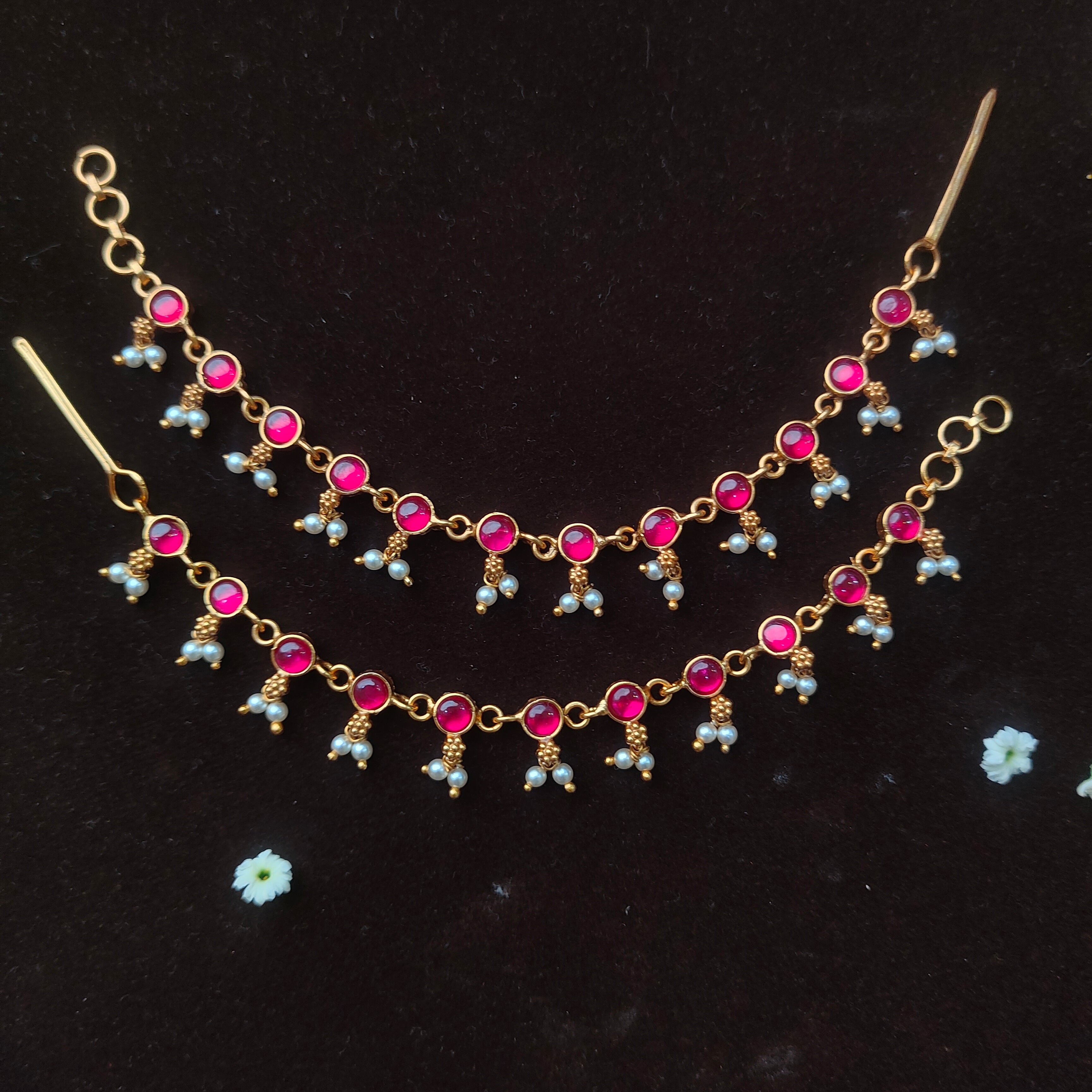 Vattam Silver Earchain - 003