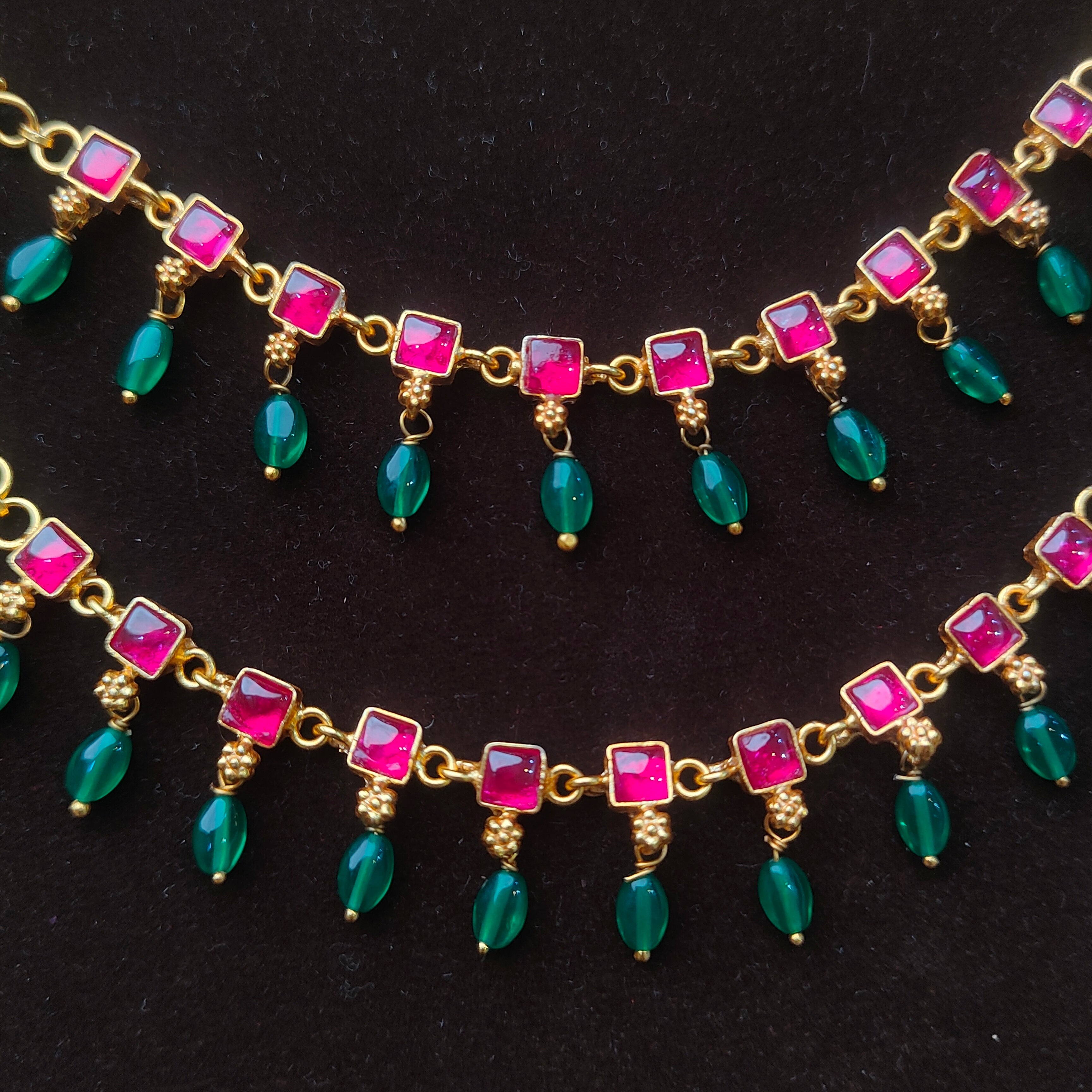 Sadhura Silver Earchain -004