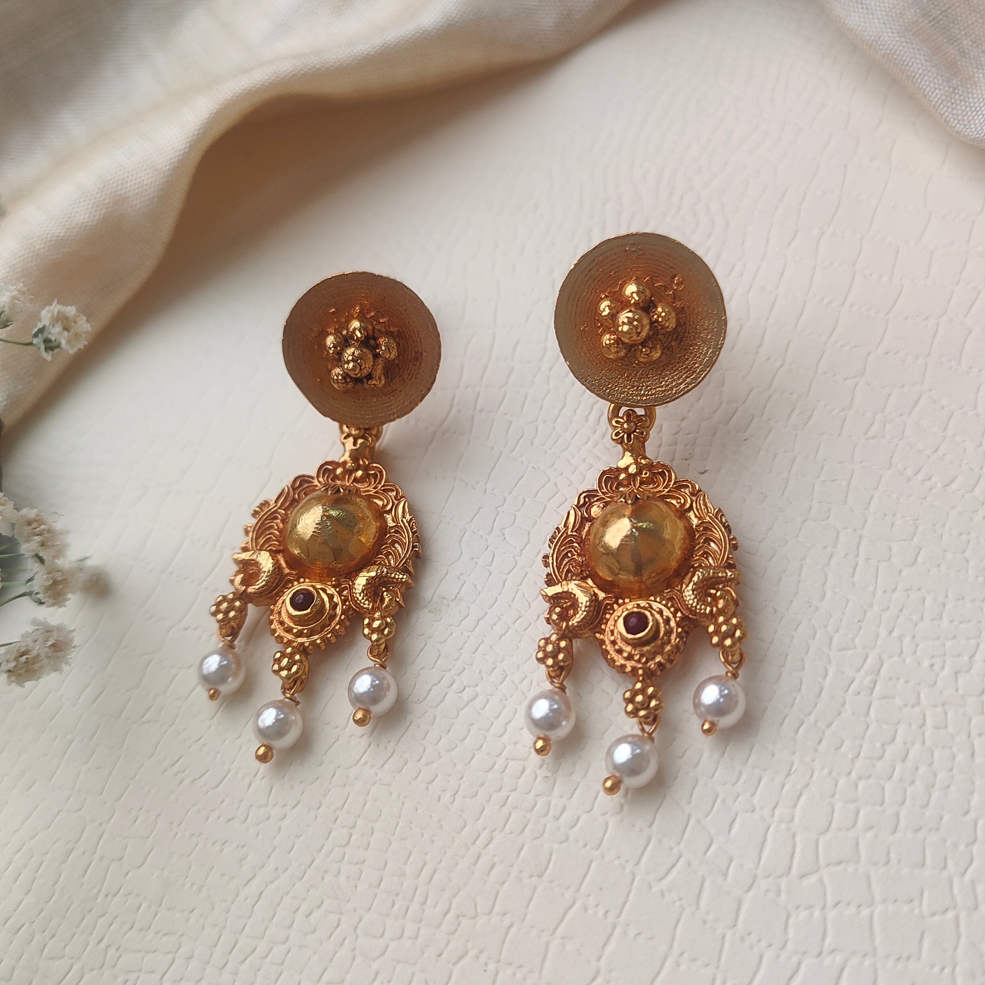 Maragadham 925 Silver Necklace Set - 0010