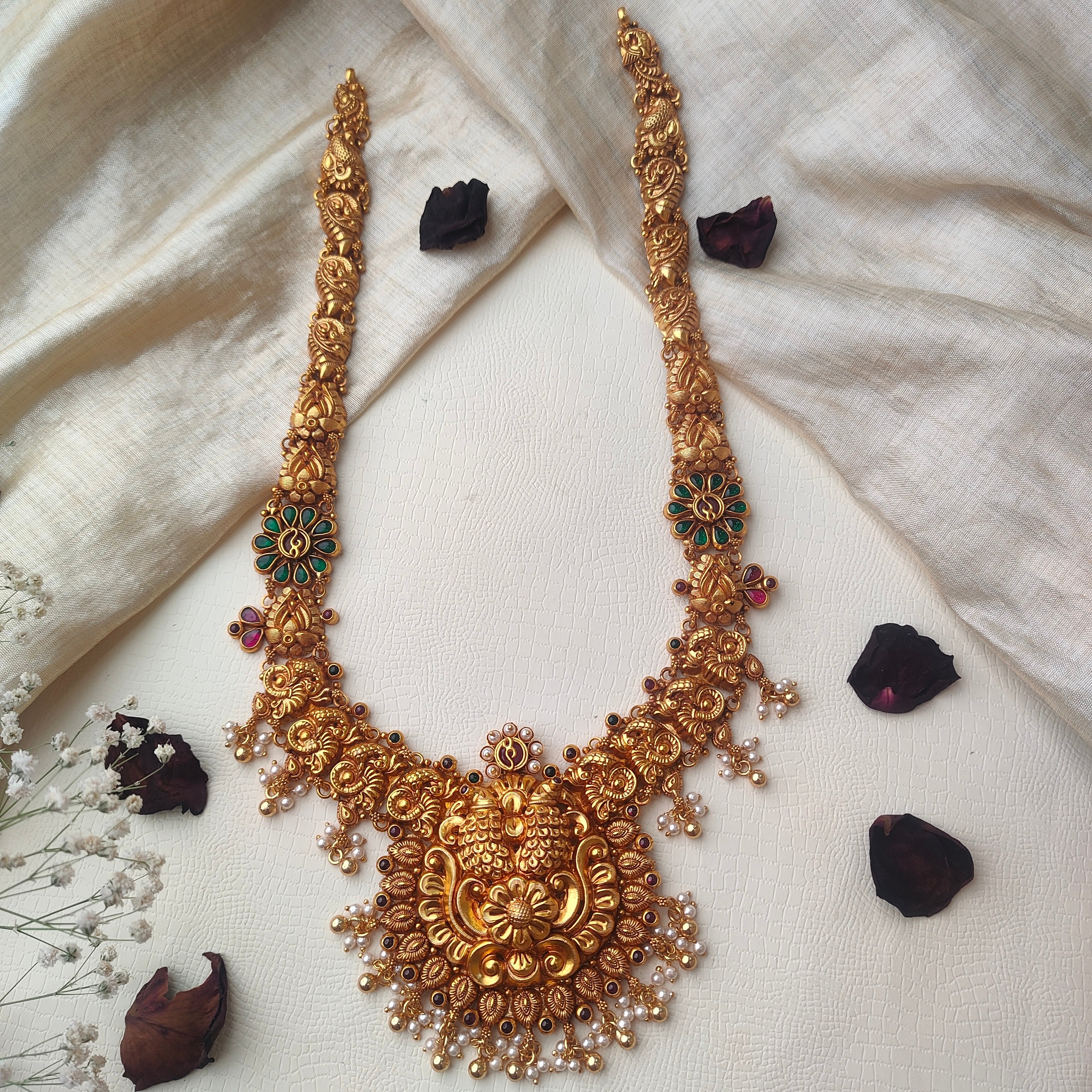 Garuda Nakshi haram 925 silver - 0012