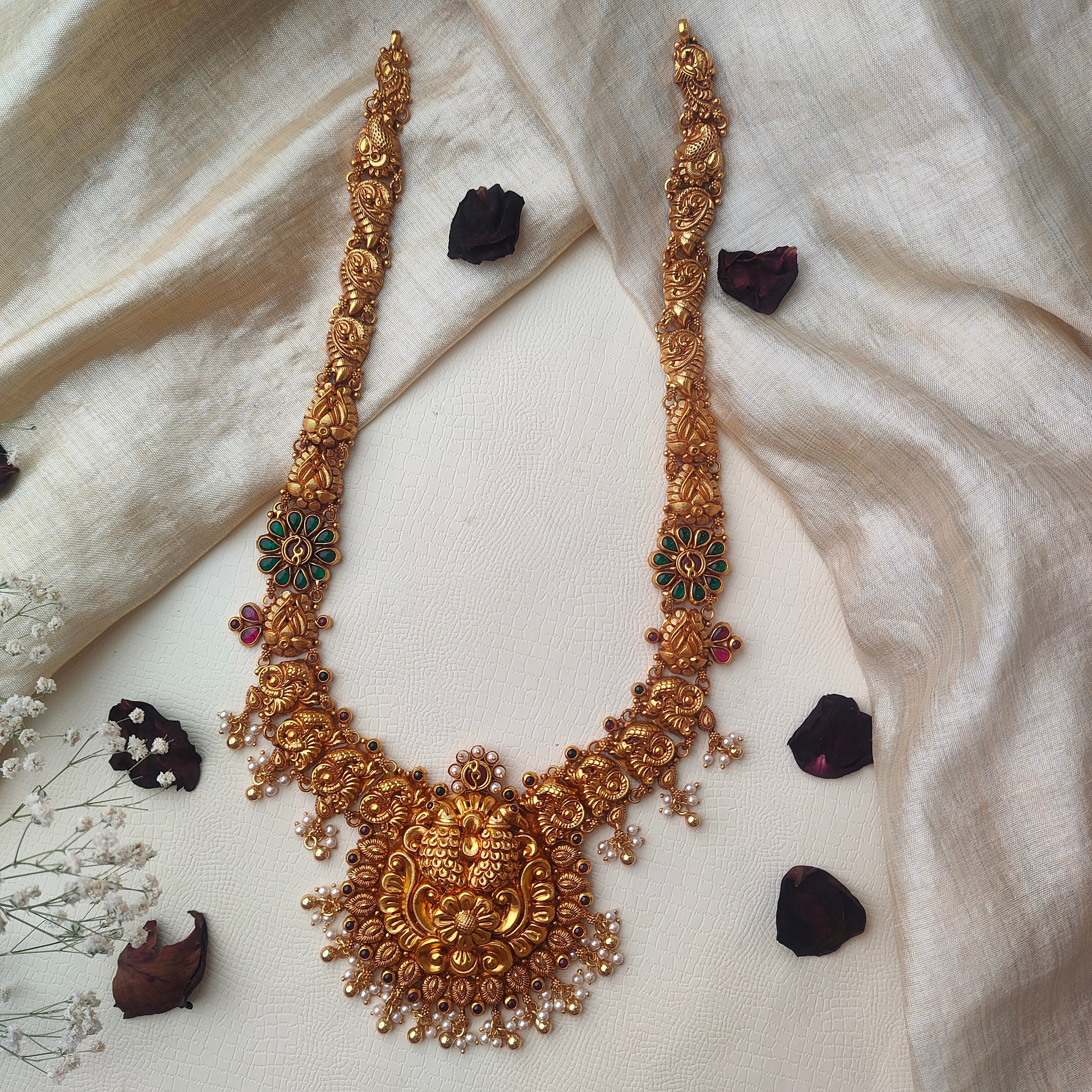 Garuda Nakshi haram 925 silver - 0012