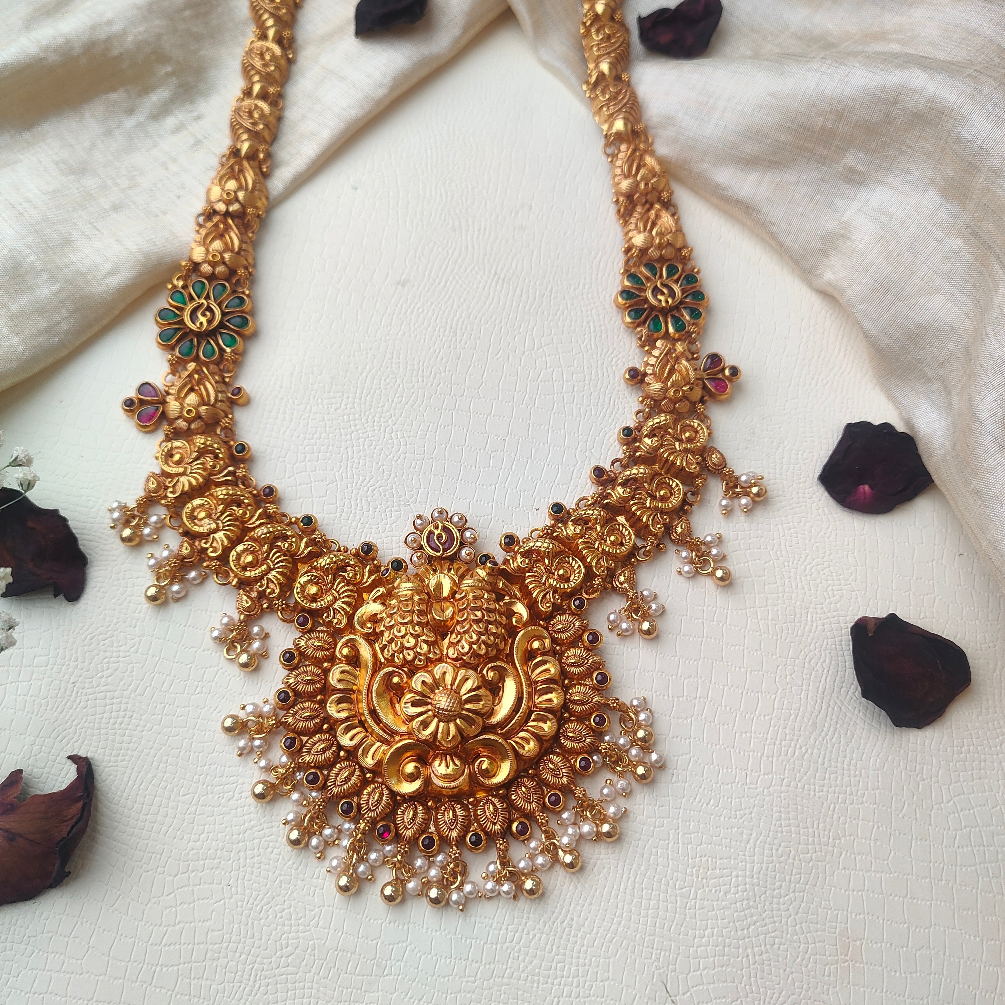 Garuda Nakshi haram 925 silver - 0012