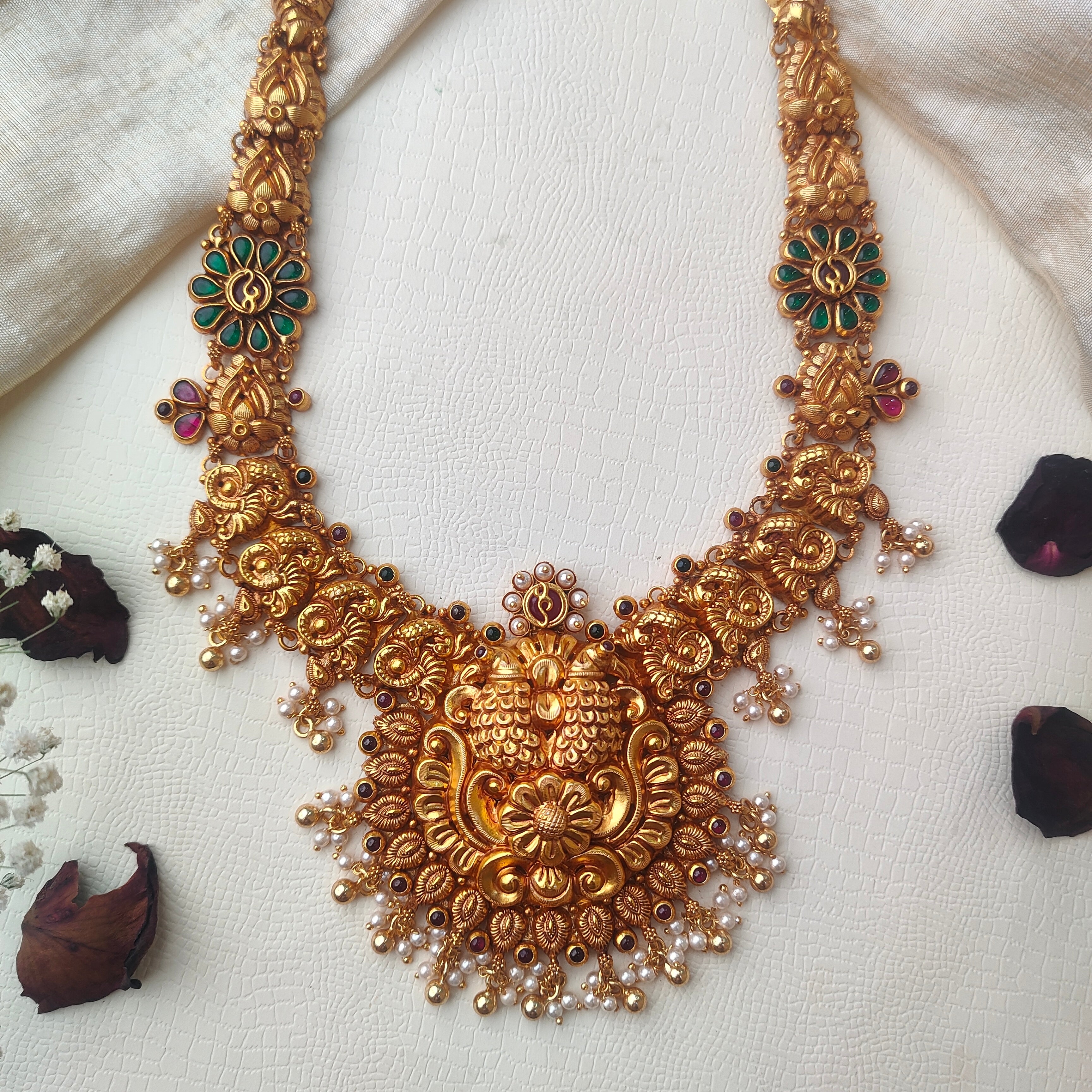 Garuda Nakshi haram 925 silver - 0012