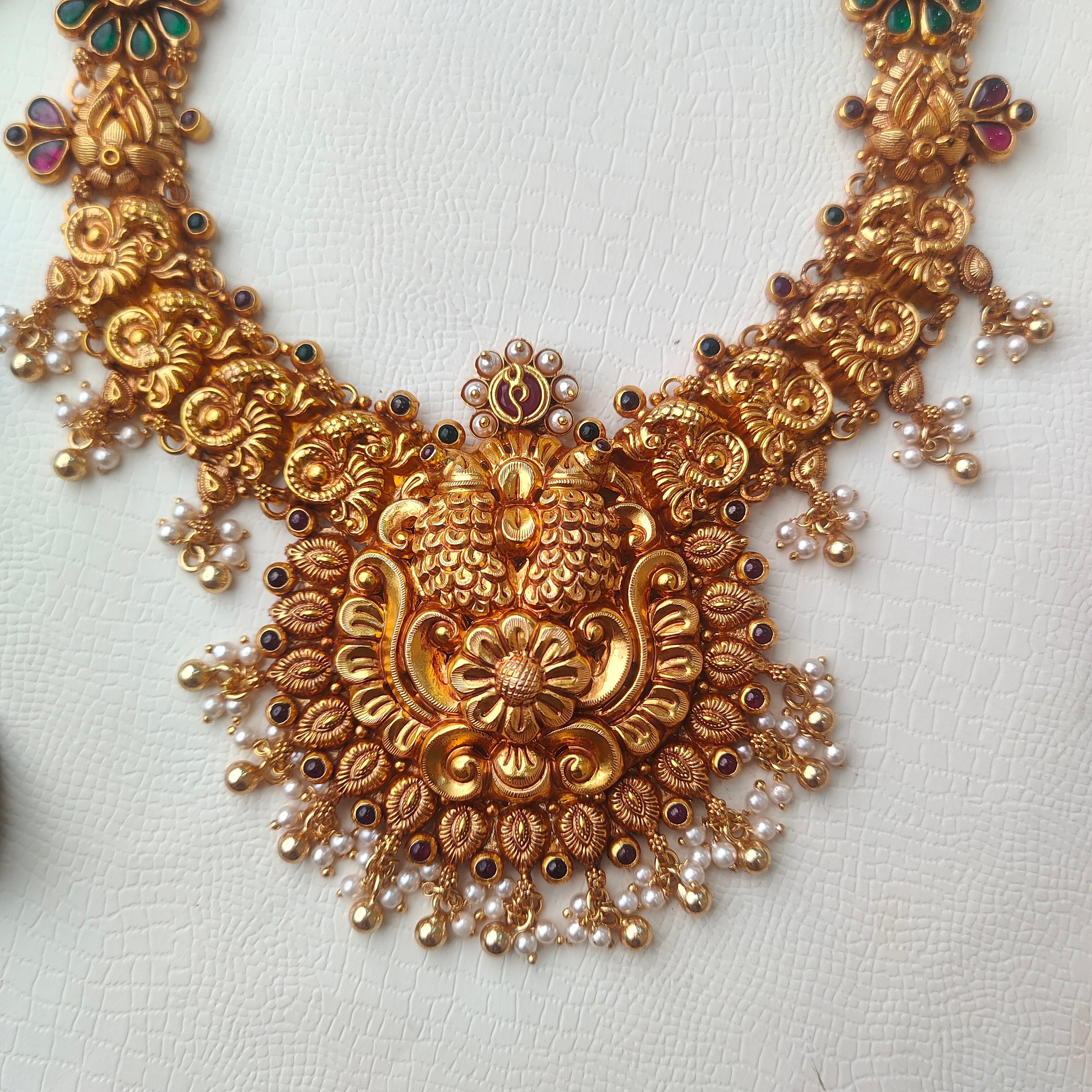 Garuda Nakshi haram 925 silver - 0012