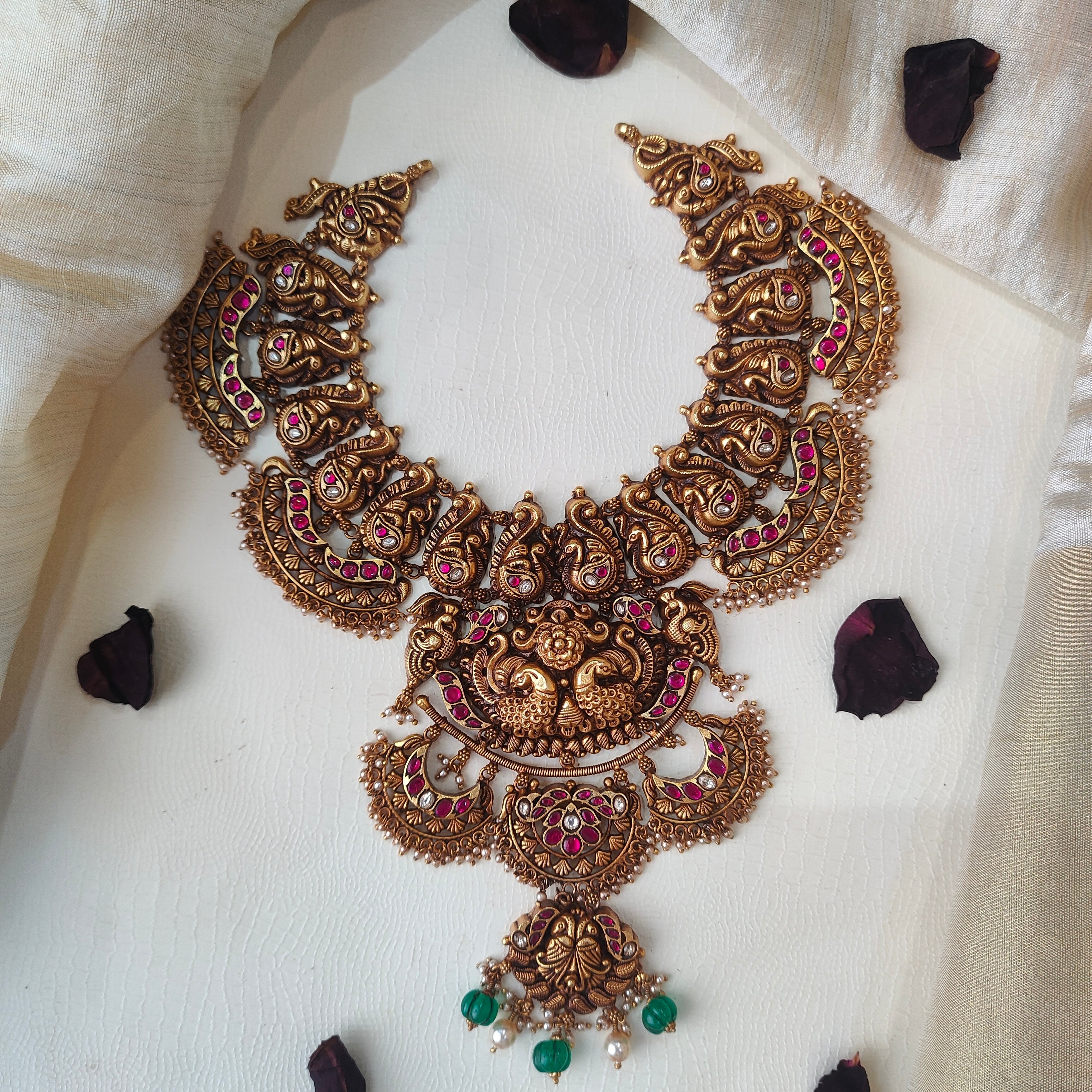 Nakshi Kundan Heavy Neckpiece - 0044