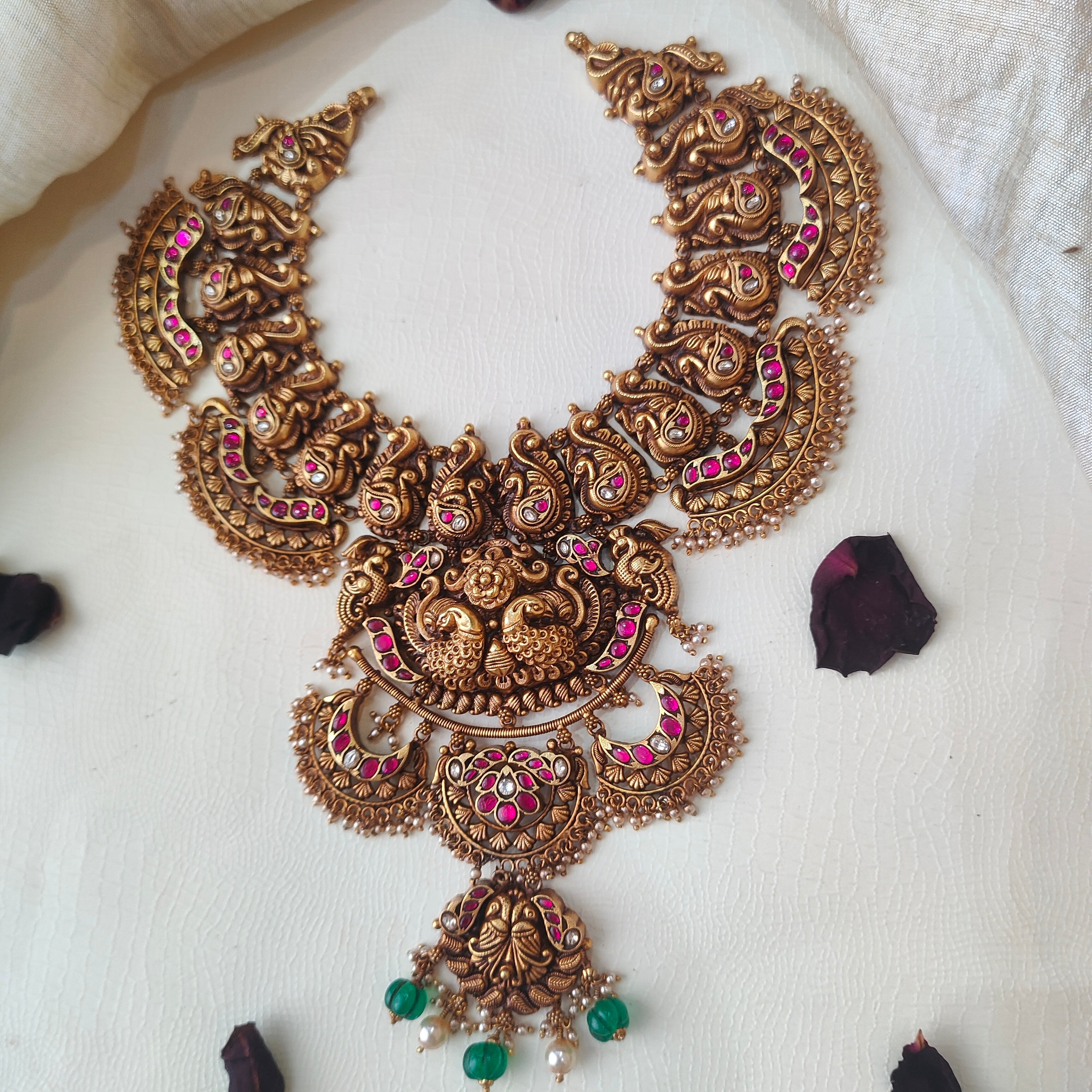 Nakshi Kundan Heavy Neckpiece - 0044