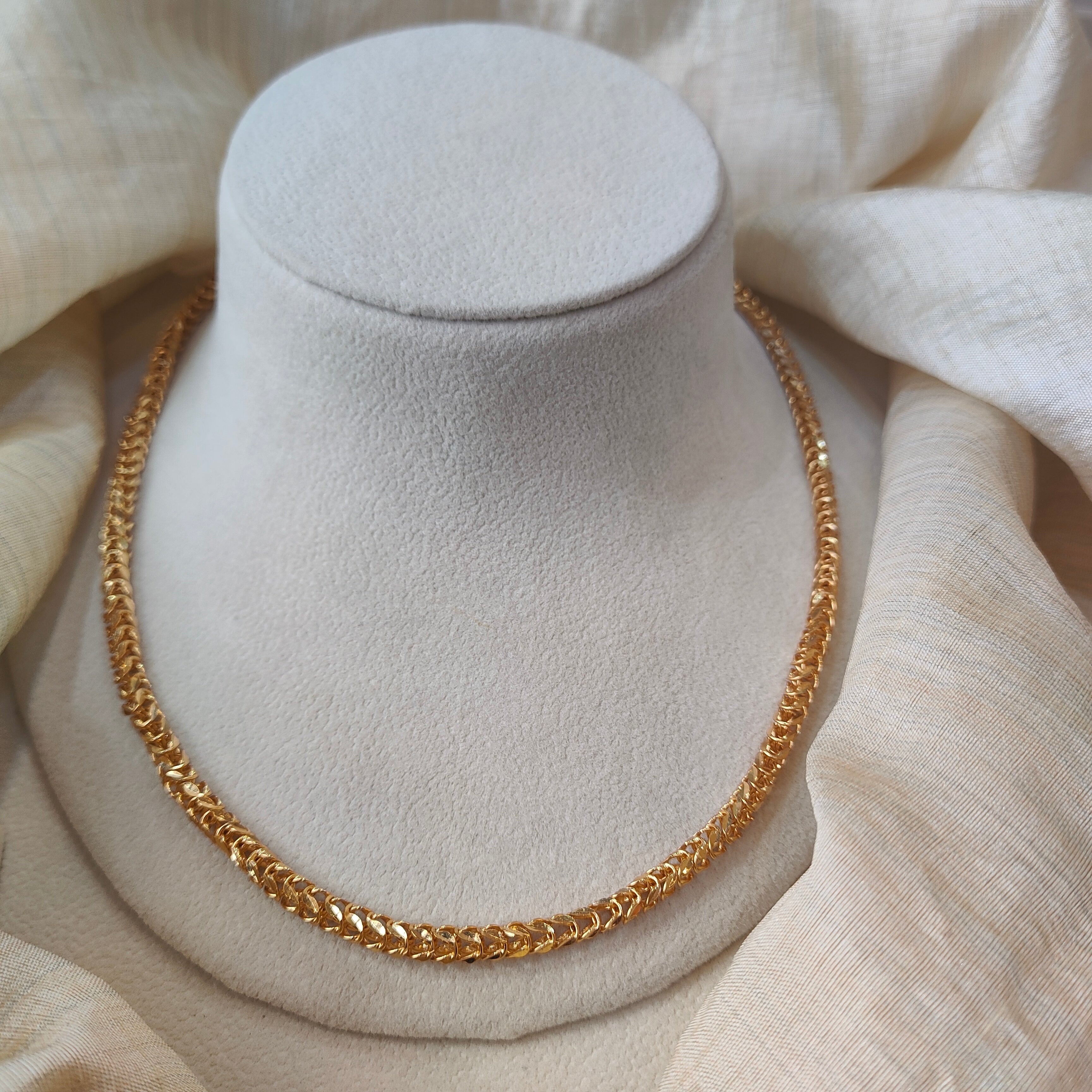 Silver 92.5 Gold plated Chain - 0052