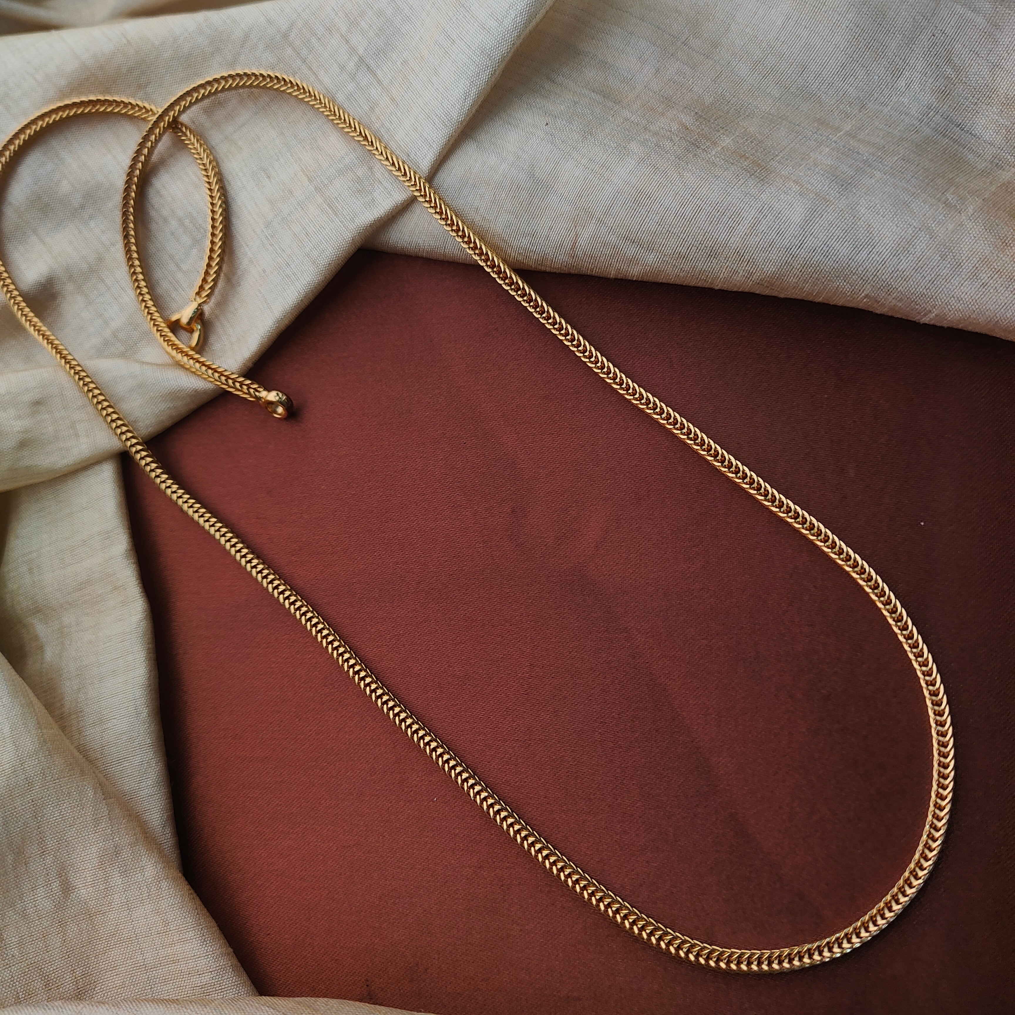 Silver 92.5 Gold plated Chain - 0509