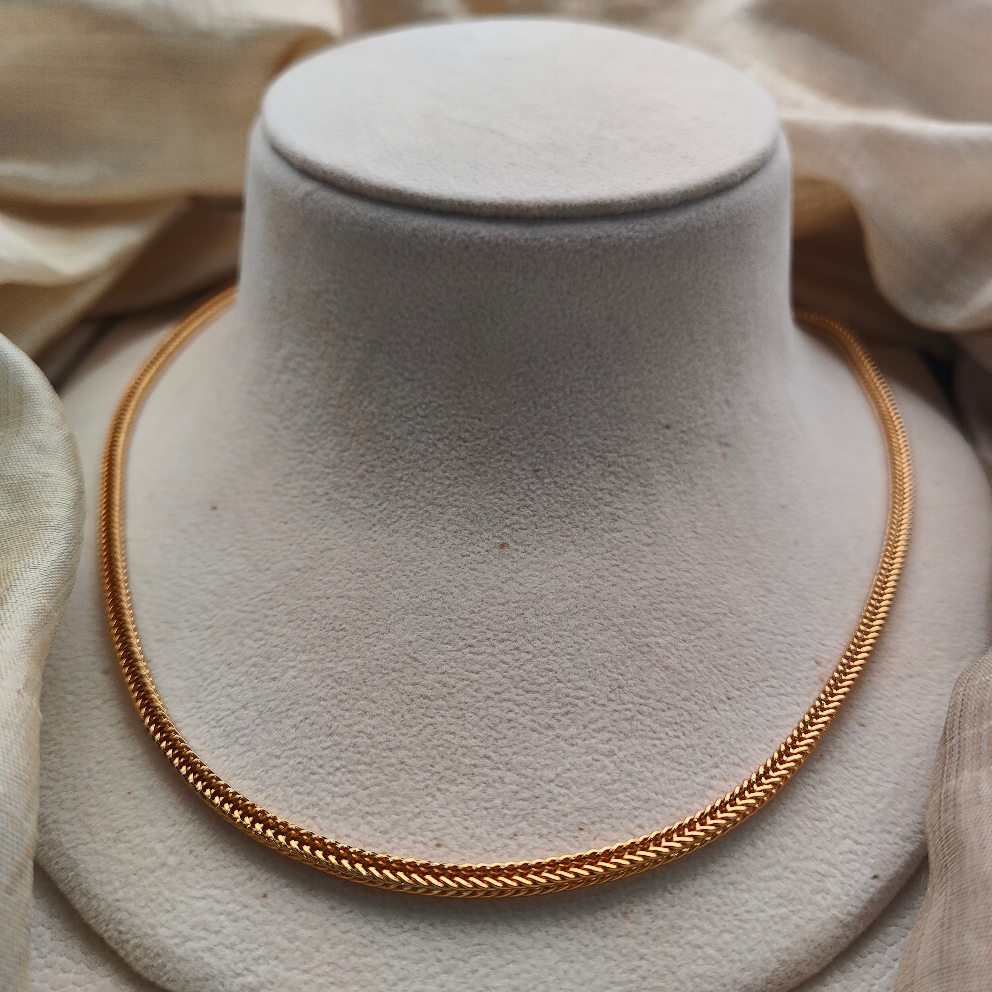 Silver 92.5 Gold plated Chain - 0509