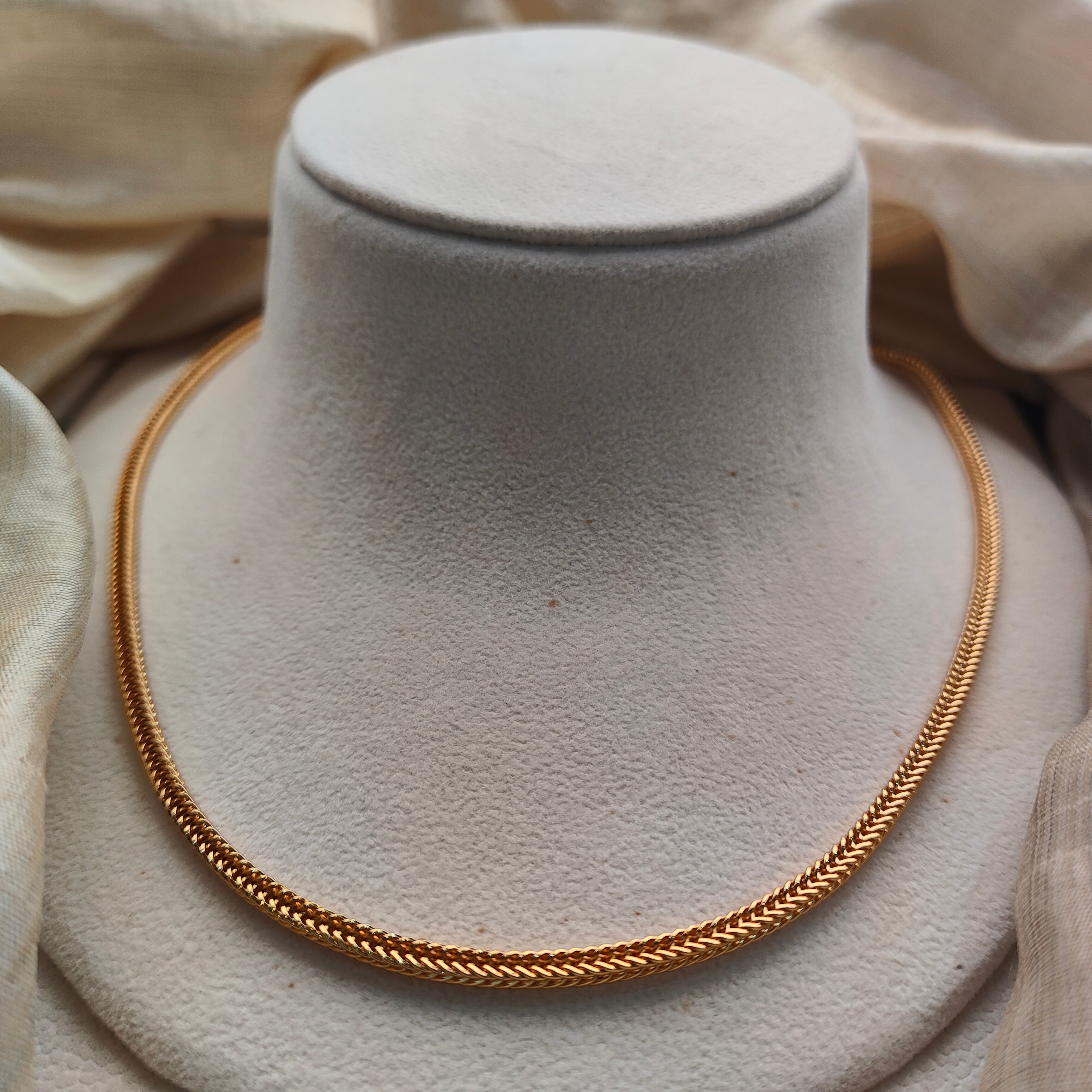 Silver 92.5 Gold plated Chain - 0509