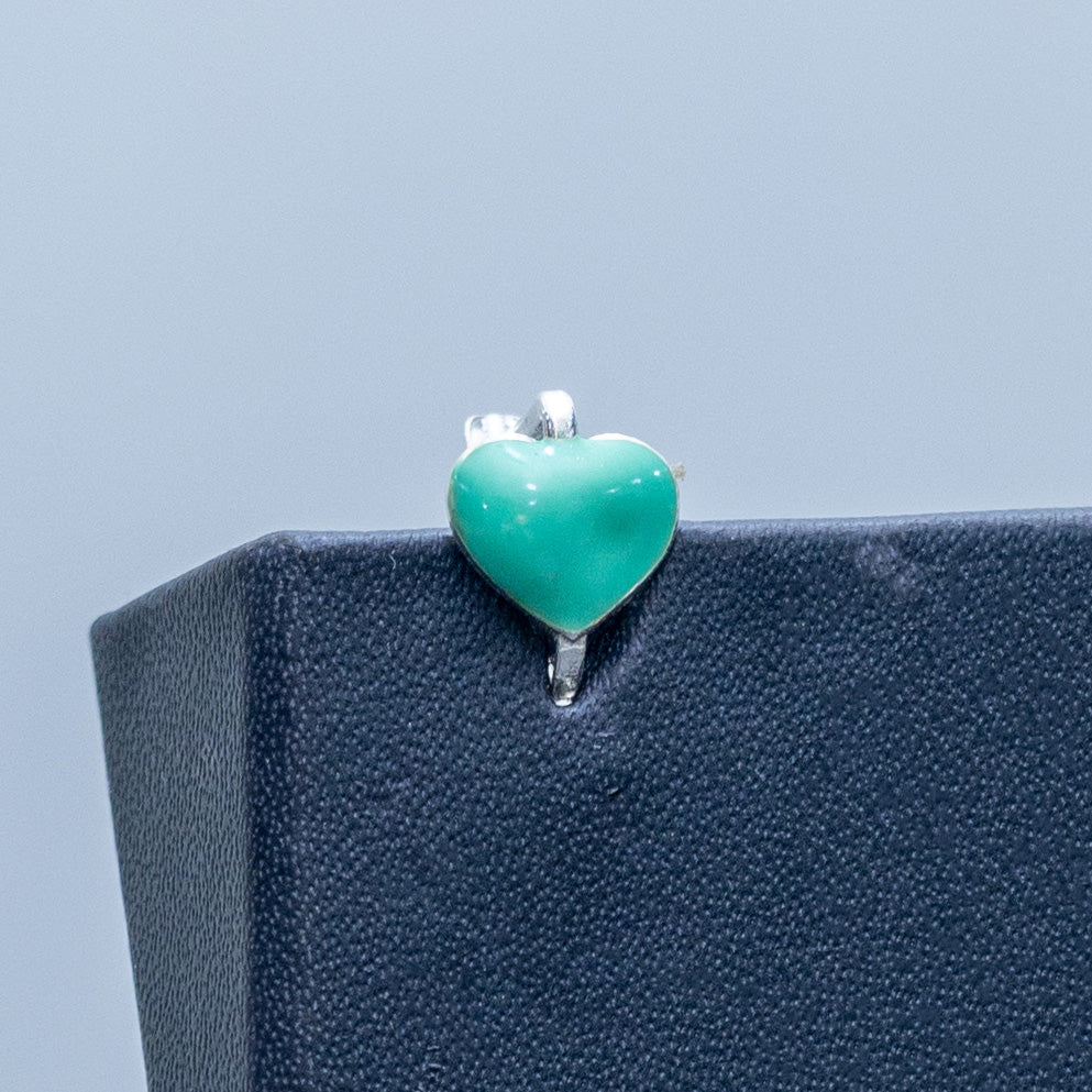 Pure 925 Silver Love Ear stud-8963