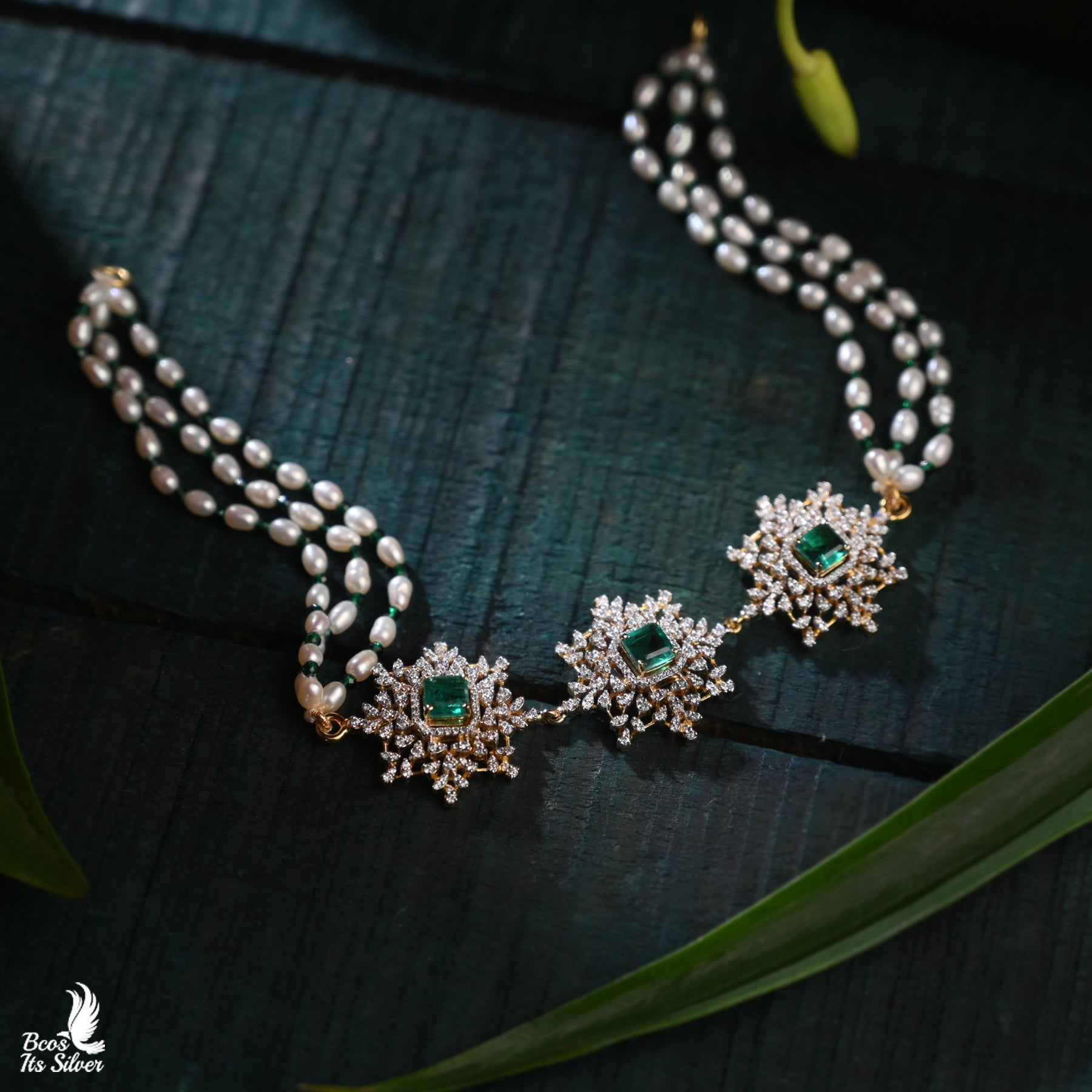 Theia Diamond Look Choker - 5805 - ( MADE TO ORDER )