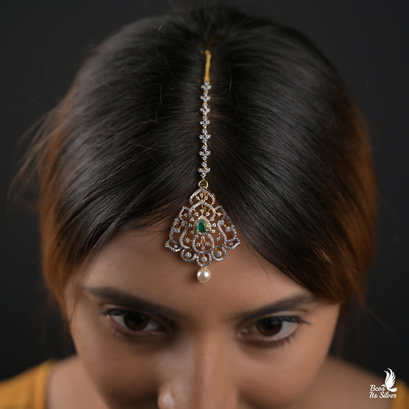 Theia Diamond Look Tikka - 8497 (MADE TO ORDER)