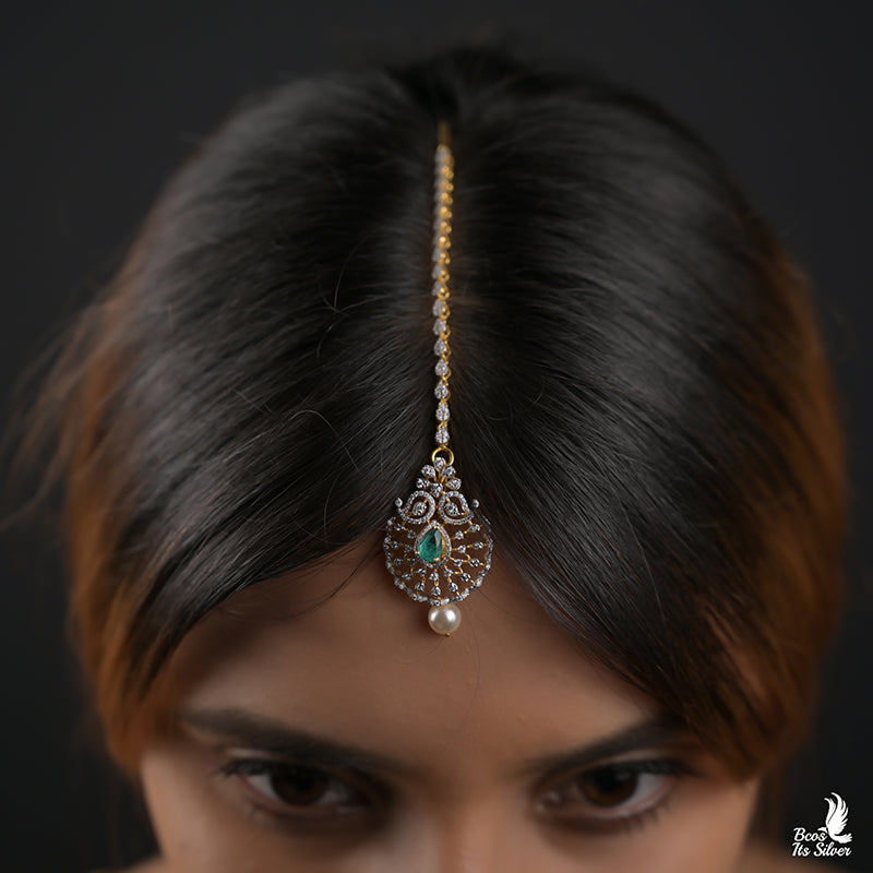 Theia Diamond Look Tikka - 7201 ( MADE TO ORDER )