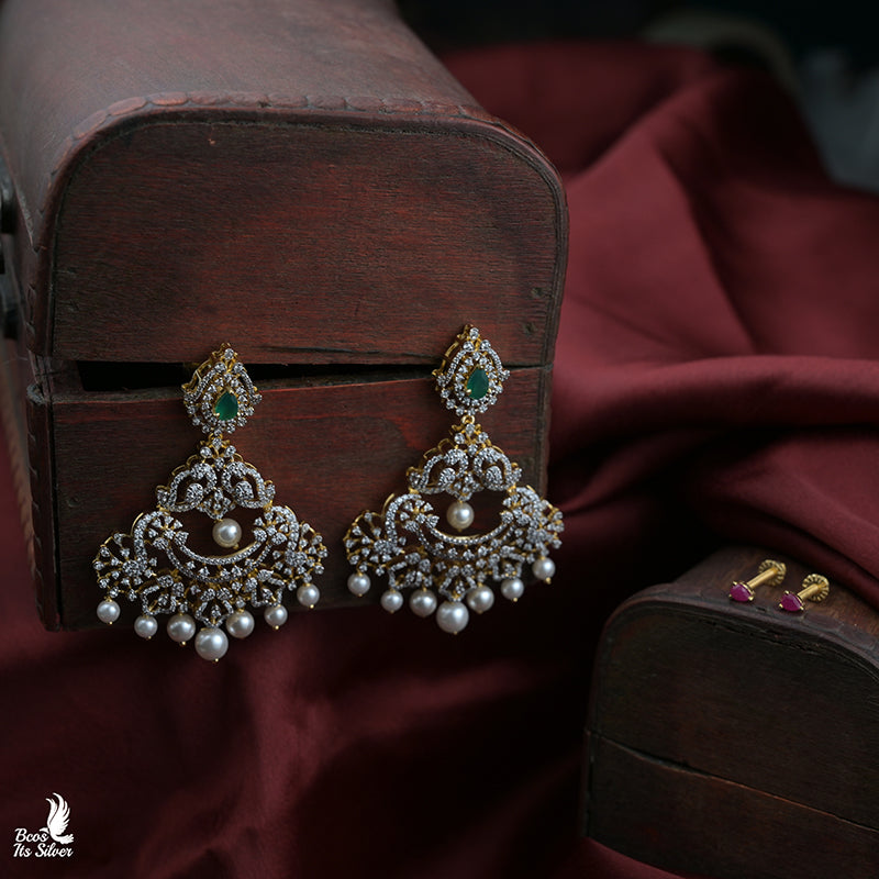 Theia Diamond Look Chandbali -8473