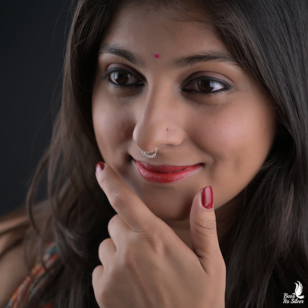 Silver Nose Ring -0202