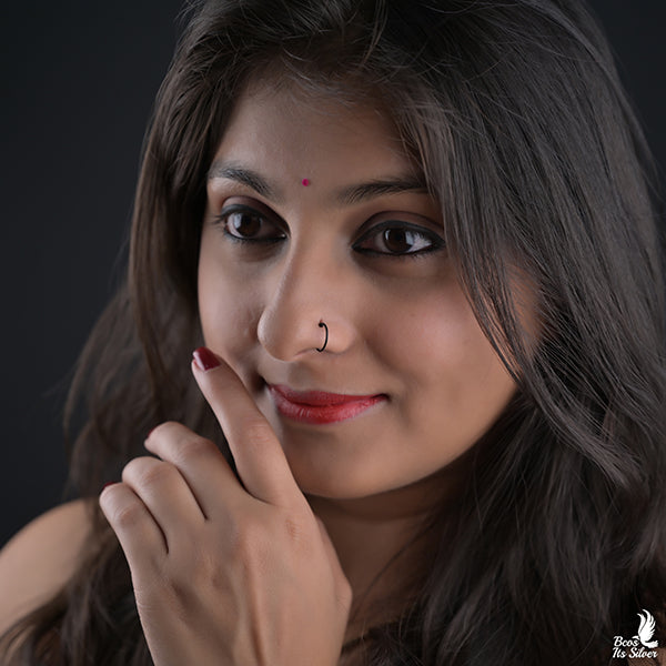 Silver Nose Ring -0180