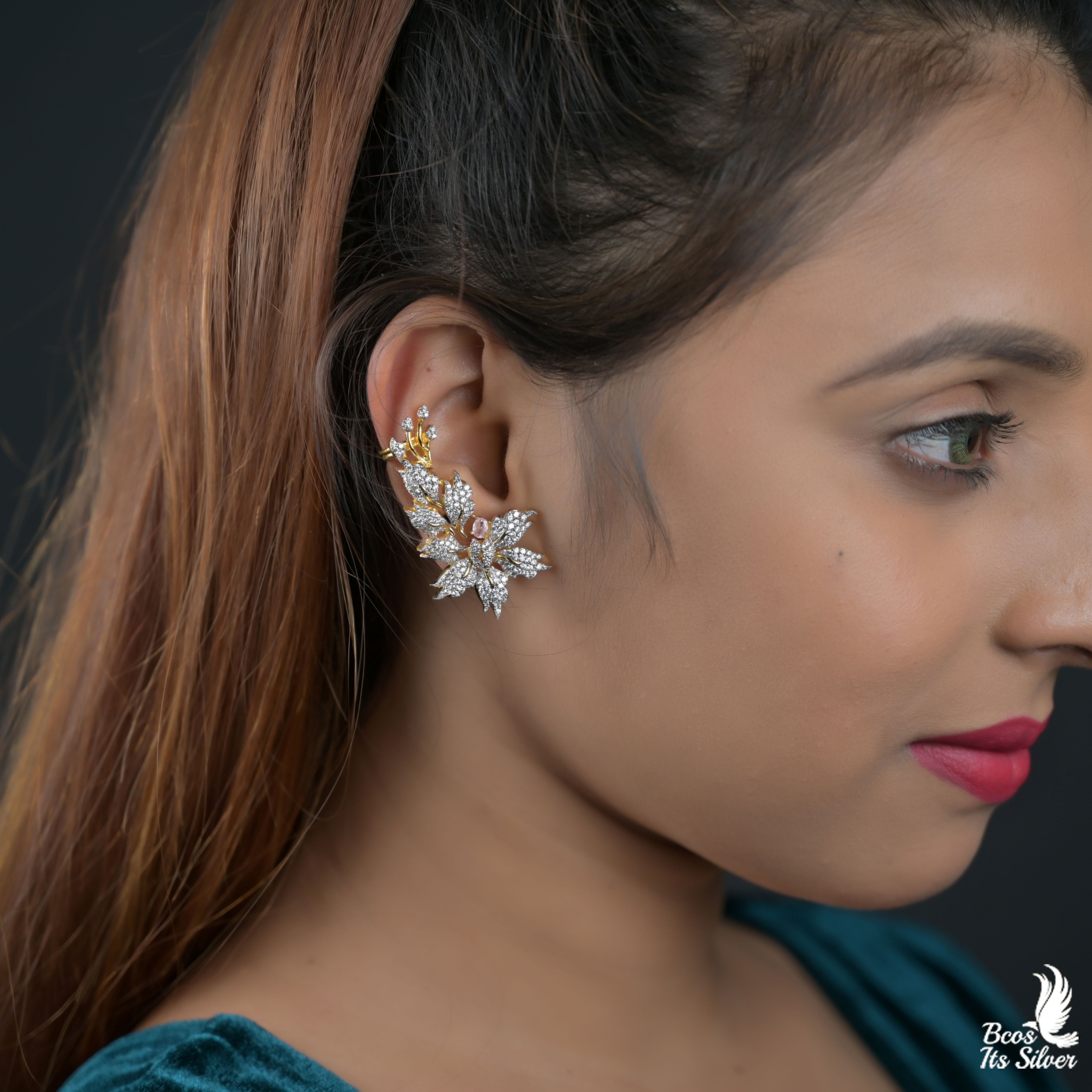 Theia Gold Plated earcuff-8323