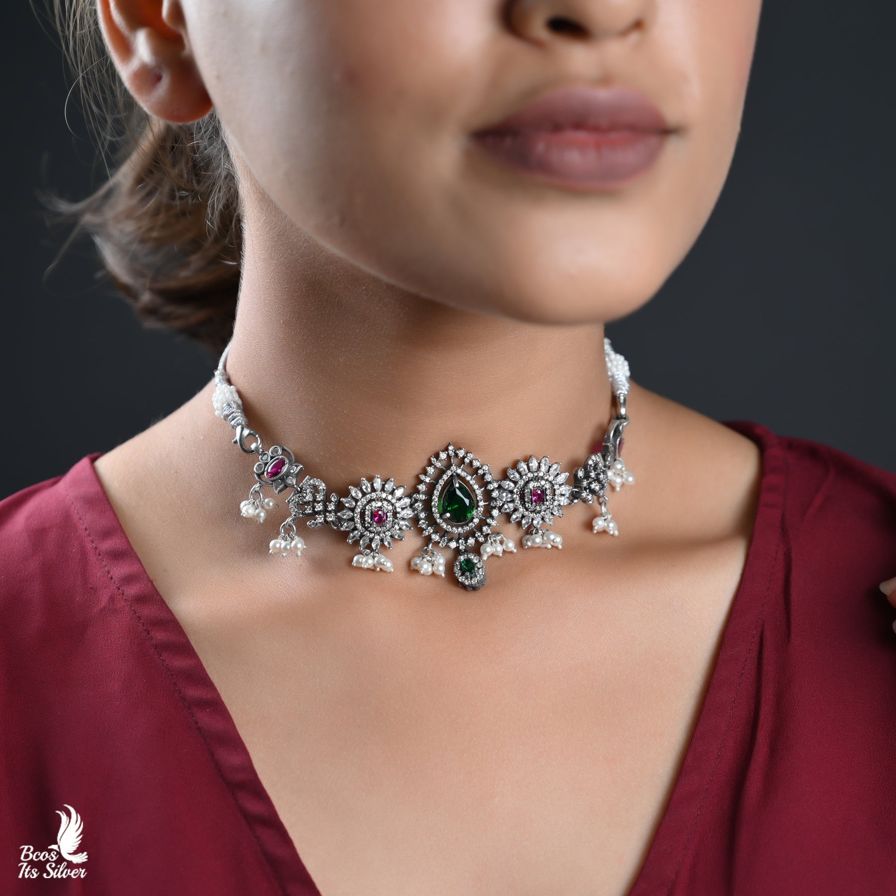 Oxidized Choker - 4427