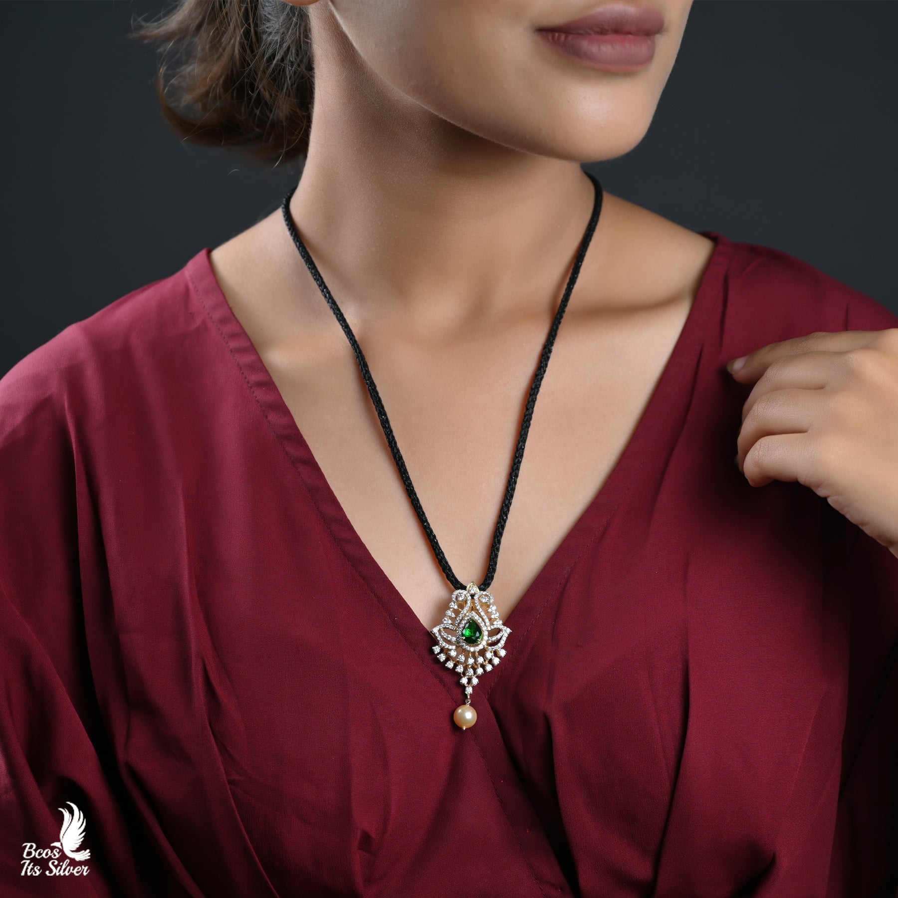 Theia Diamond Look Pendant - 3850 - ( MADE TO ORDER )