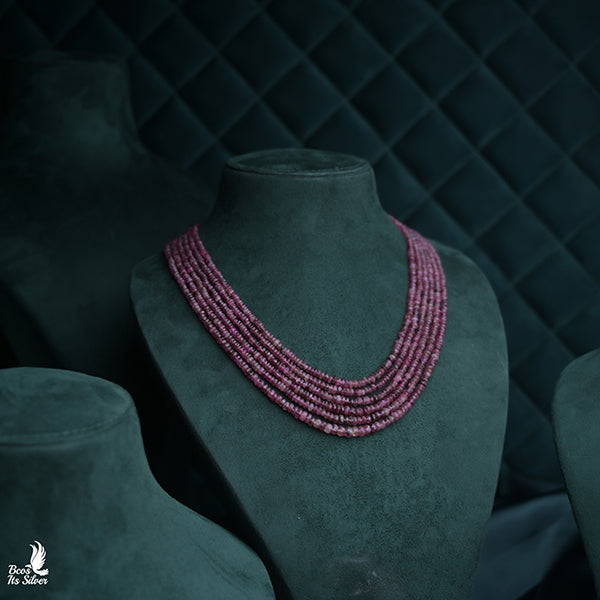 Tourmaline Pink cut beads Haram - 4755