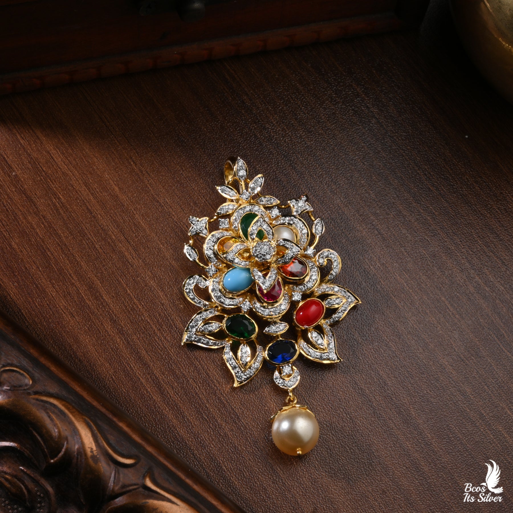 Theia Diamond Look Pendant - 3973