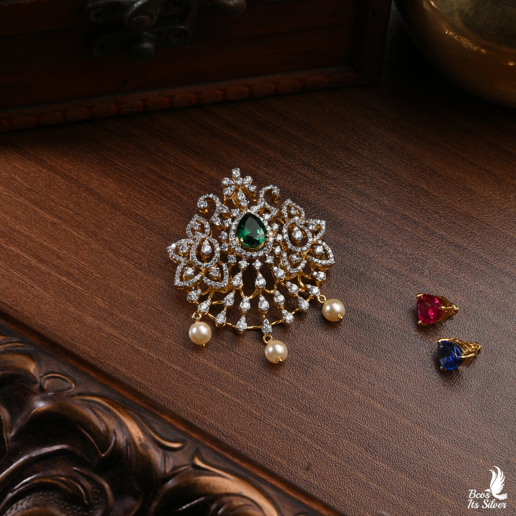 Theia Diamond Look Pendant - 3856 - ( MADE TO ORDER )