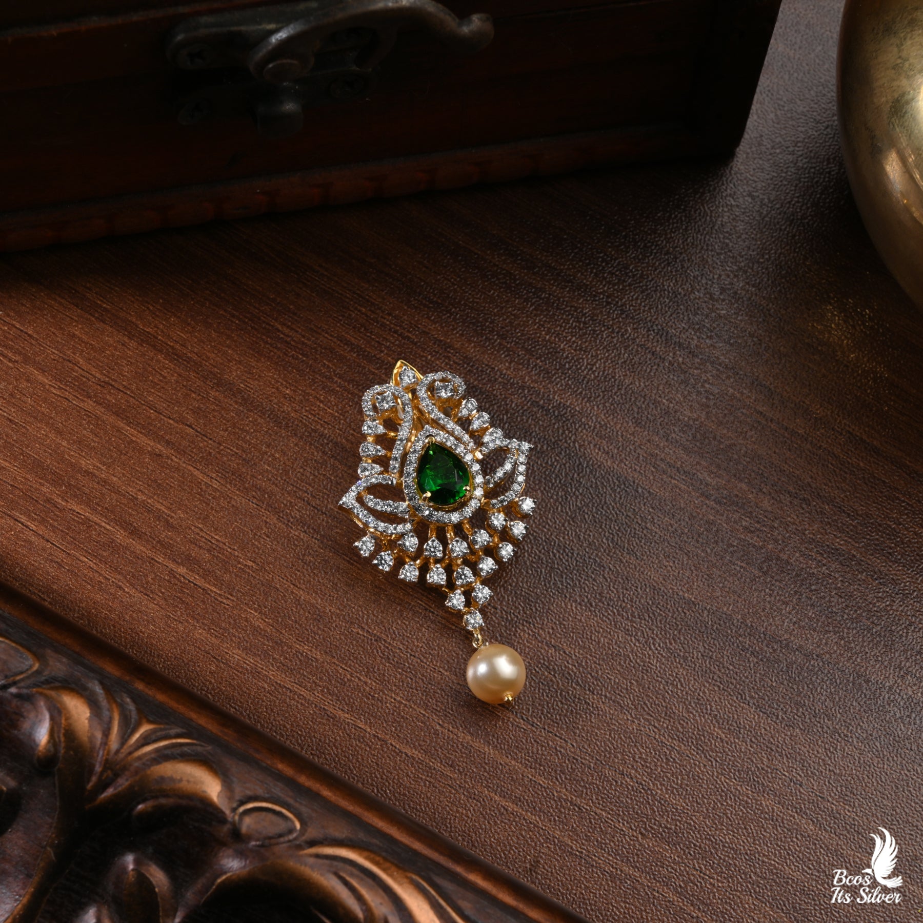 Theia Diamond Look Pendant - 3850 - ( MADE TO ORDER )