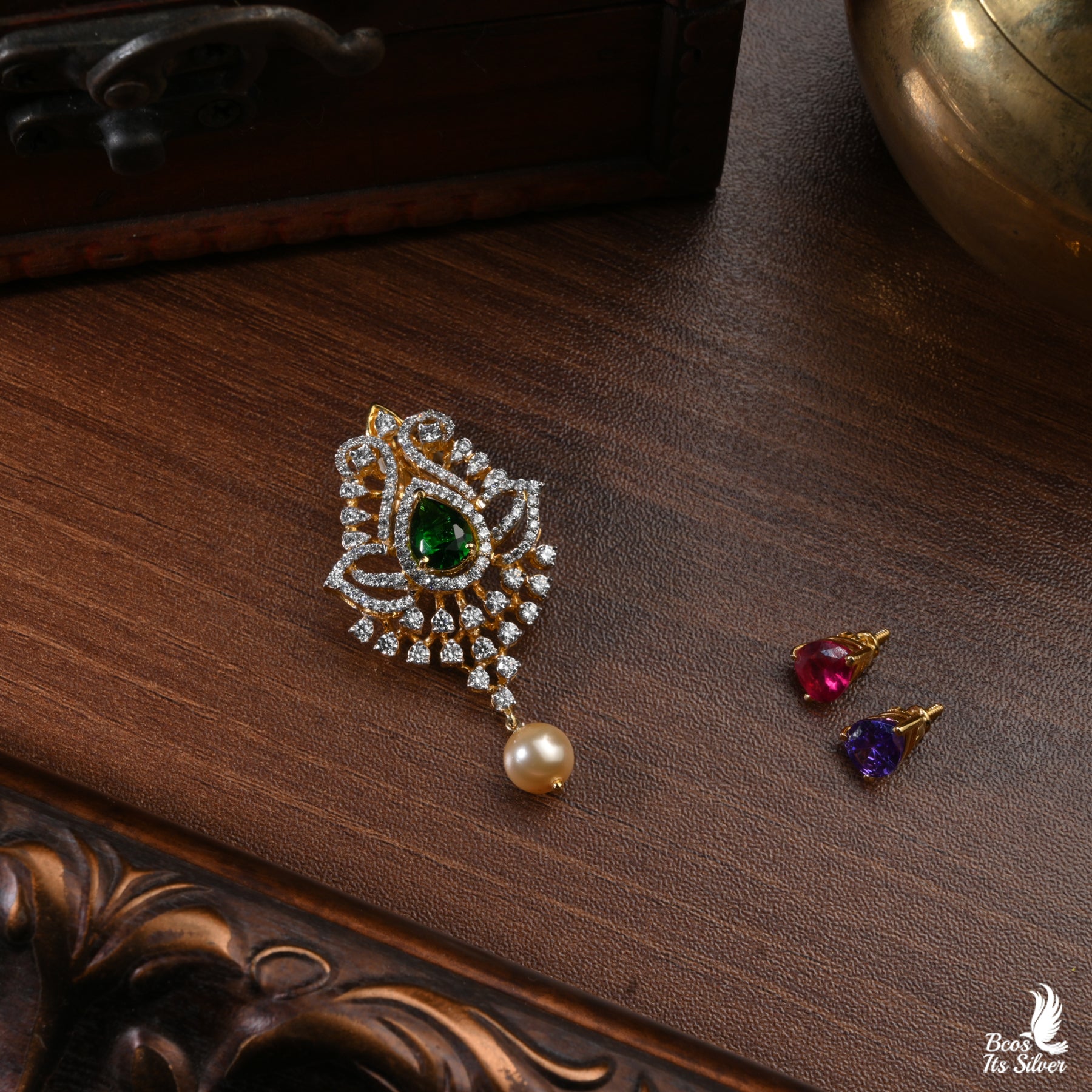 Theia Diamond Look Pendant - 3850 - ( MADE TO ORDER )