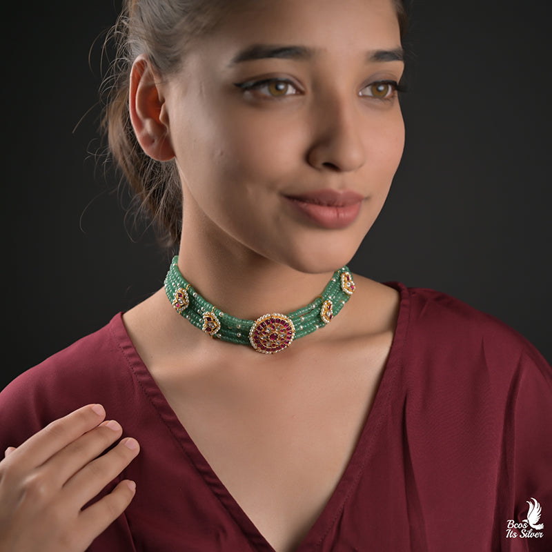 Gold Plated Choker - 0063 -( MADE TO ORDER )