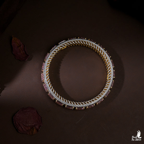 Theia Gold Plated Bangle -0361