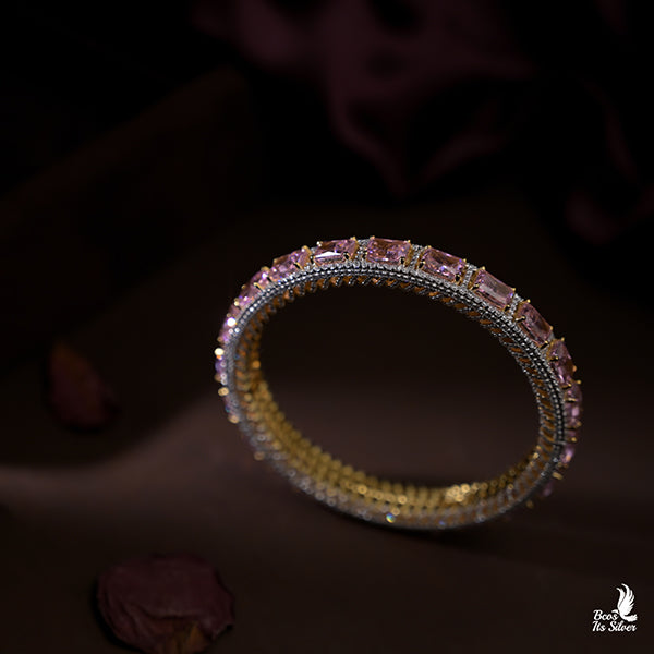 Theia Gold Plated Bangle -0361