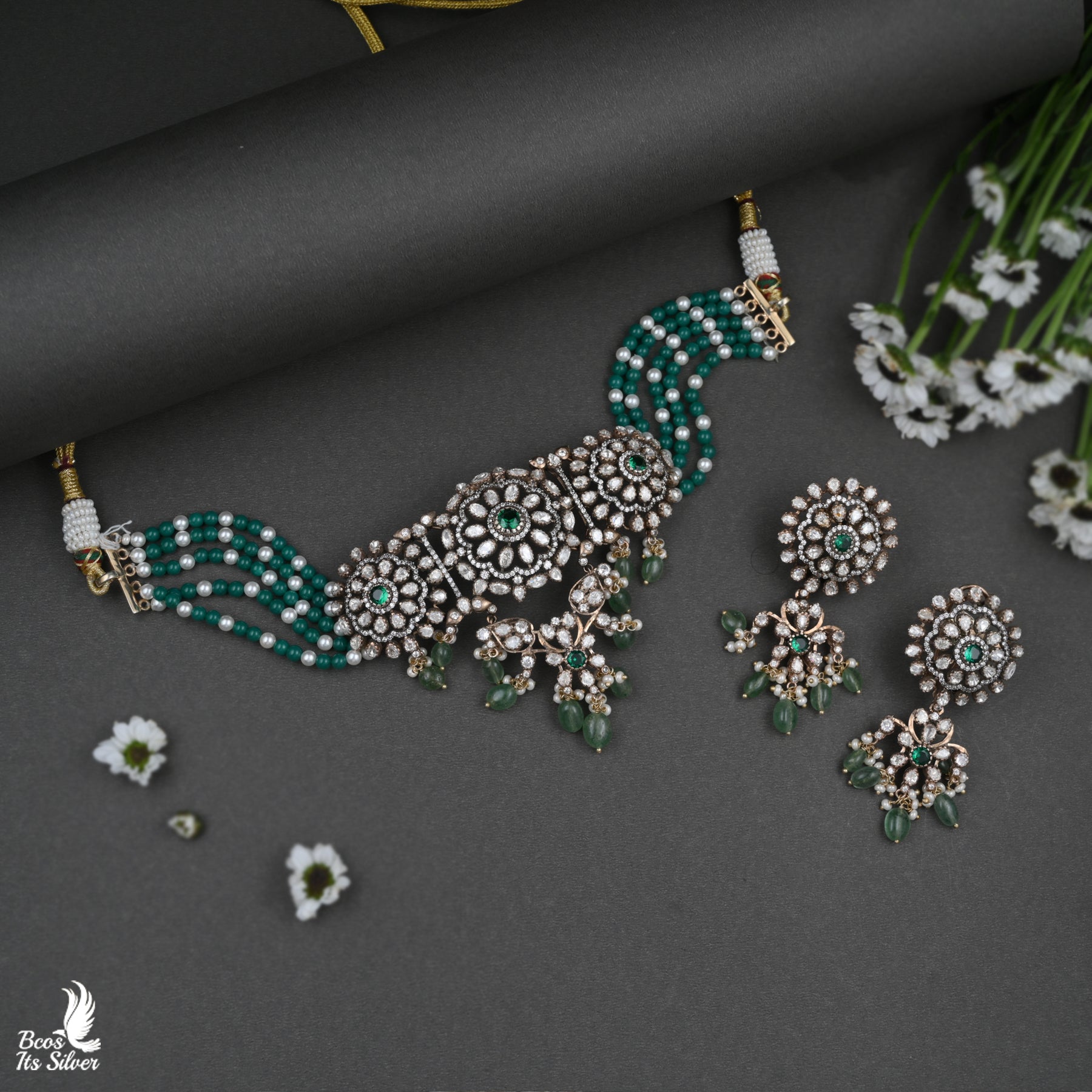 Victorian Beads Choker - 3985