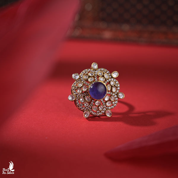 925 Silver Victorian Finger Ring -0930