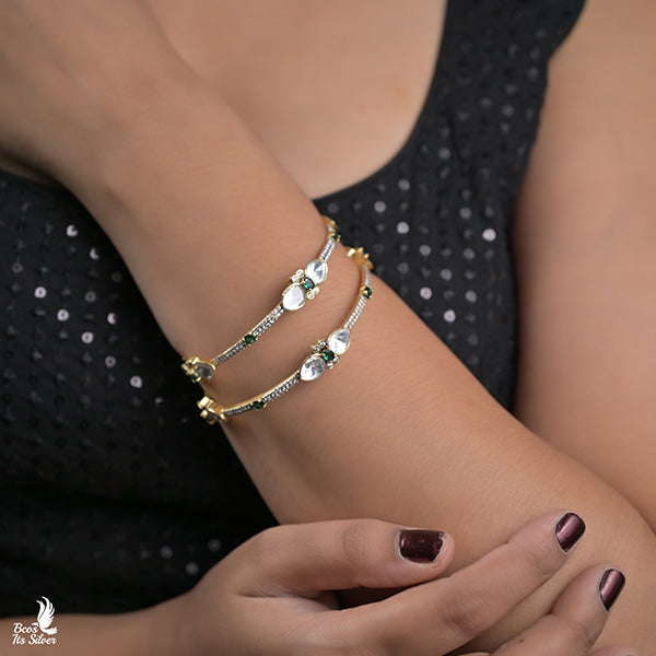 925 Silver Victorian Bangle - 0955