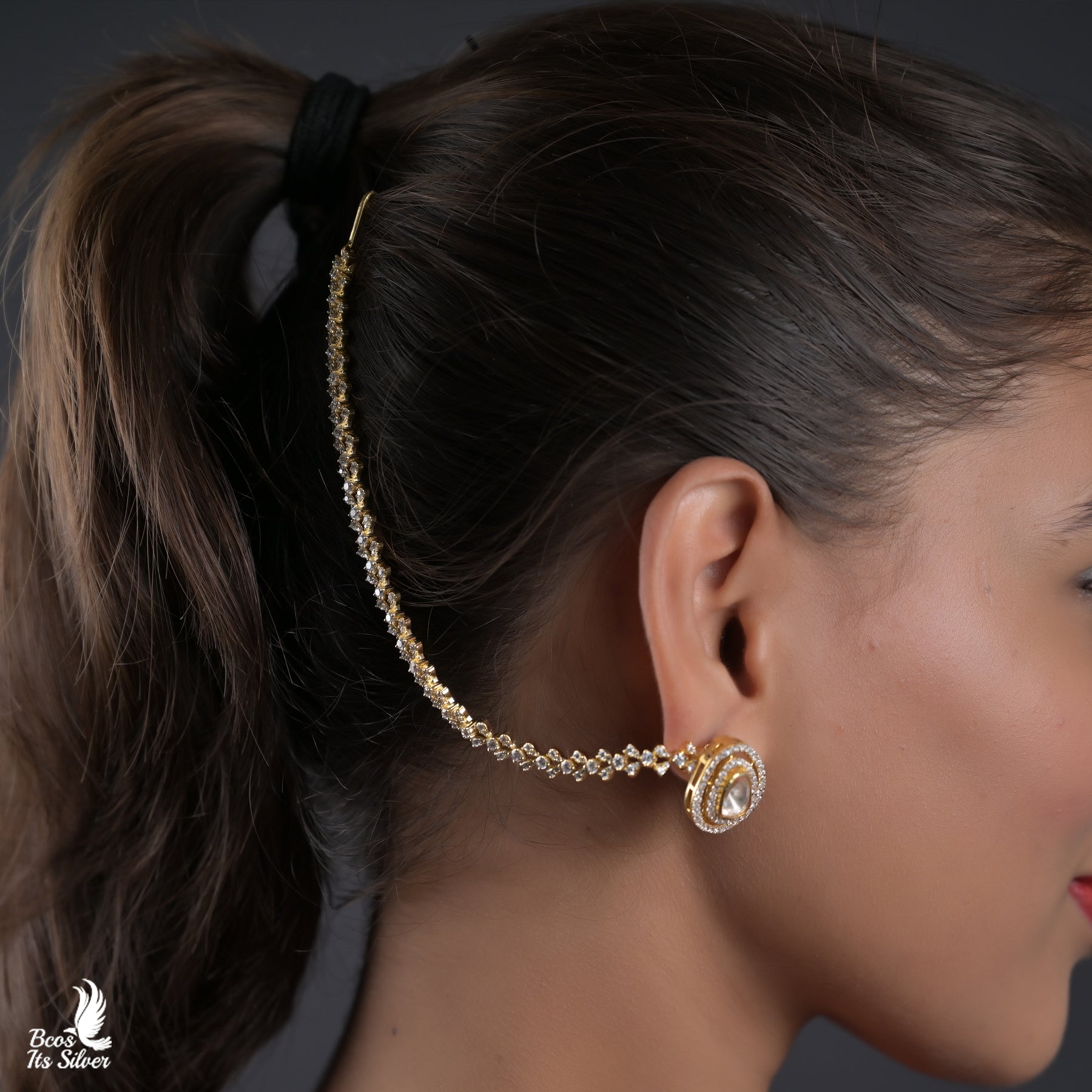 Gold Plated Ear Chain - 5440