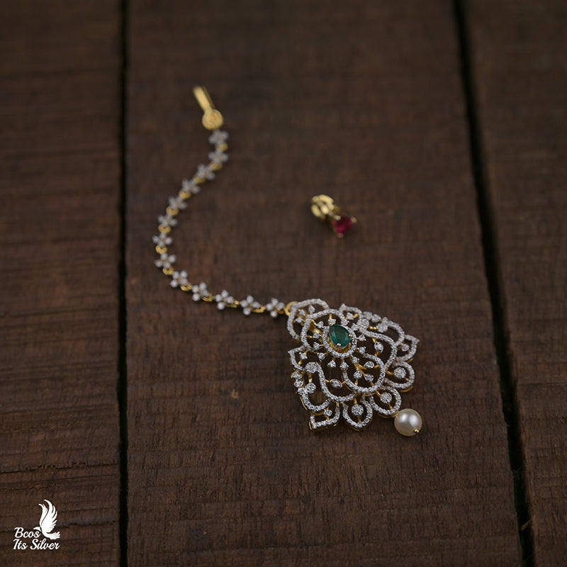 Theia Diamond Look Tikka - 8497 (MADE TO ORDER)